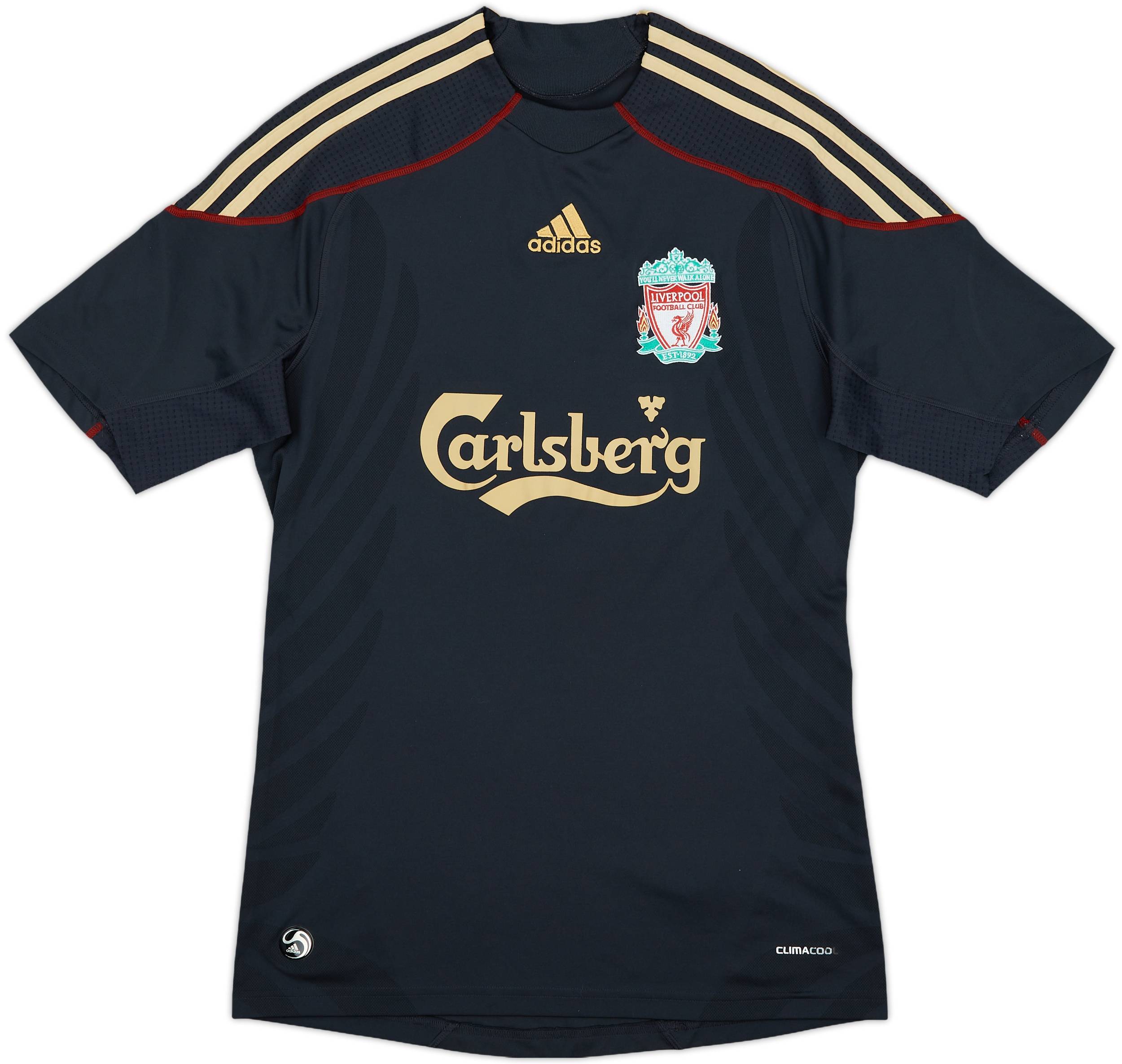 a*a様 リバプール GERRARD 8番 アウェイ　09 2008-09 Liverpool Third L/S Shirt Gerrard #8 - 7/10 - (XL)