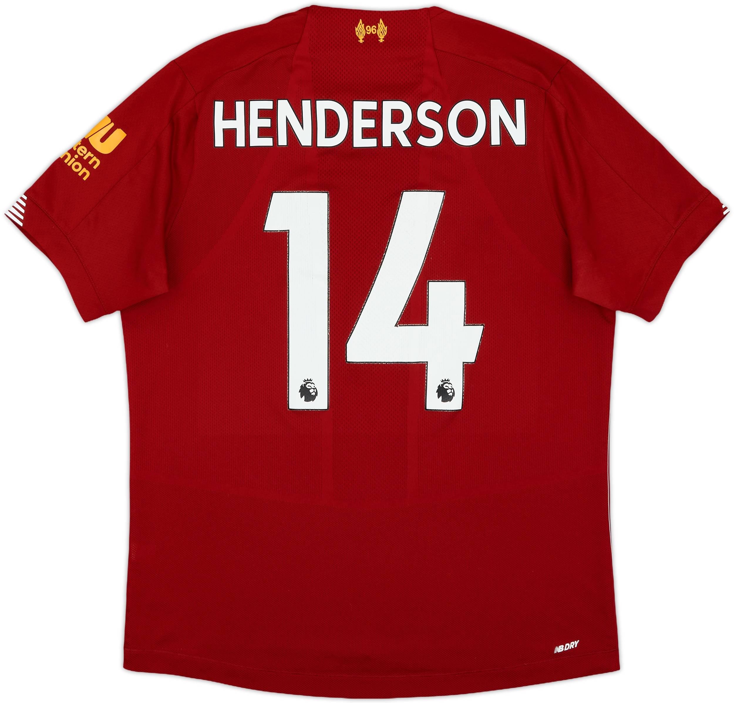 2019-20 Liverpool Home Shirt Henderson #14 - 5/10 - (M)