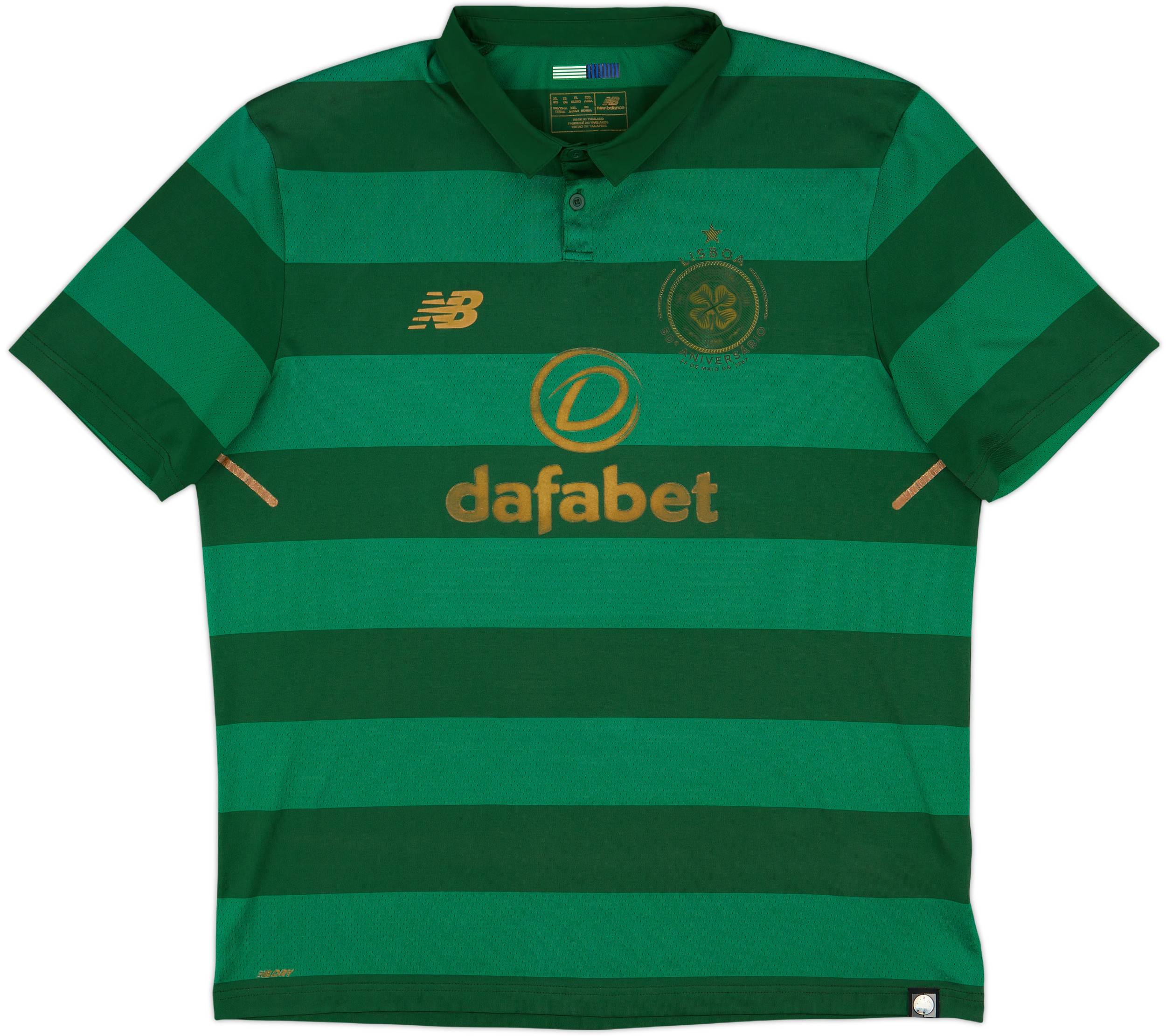 2017-18 Celtic 'Lisbon Lions 50th Anniversary' Away Shirt - 6/10 - (XL)