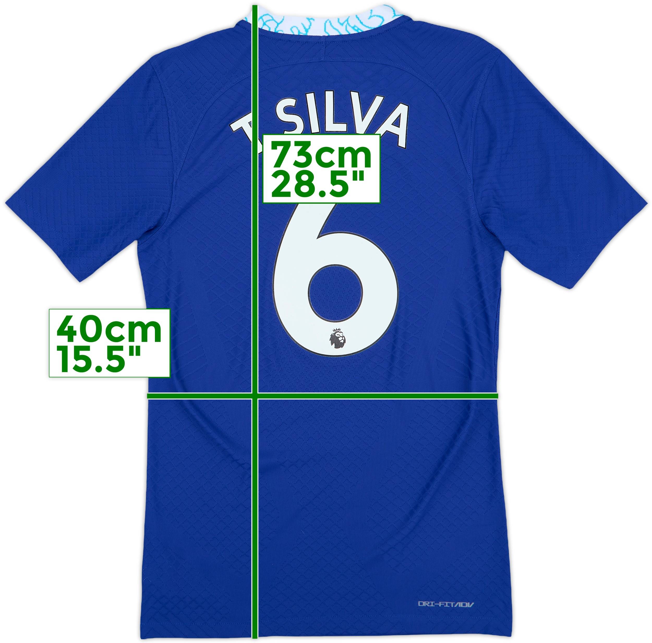2022-23 Chelsea Authentic Home Shirt T.Silva #6 - 10/10 - (XS)