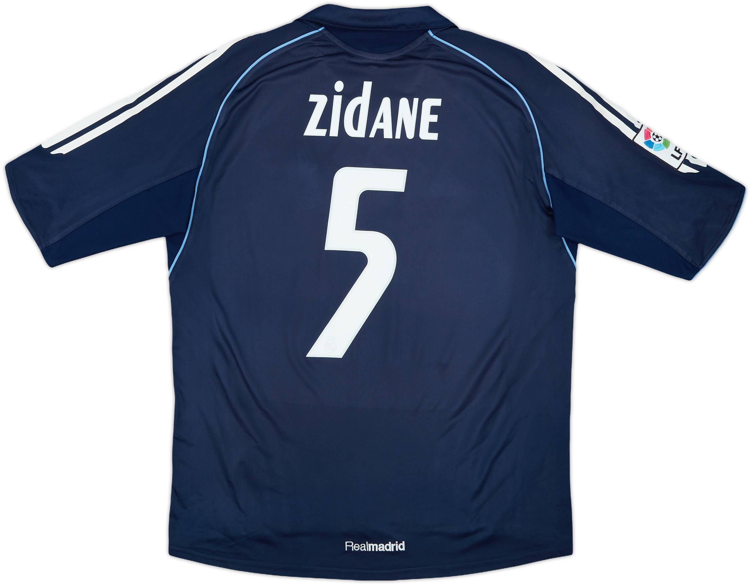 2005-06 Real Madrid Away Shirt Zidane #5 - 7/10 - (M)