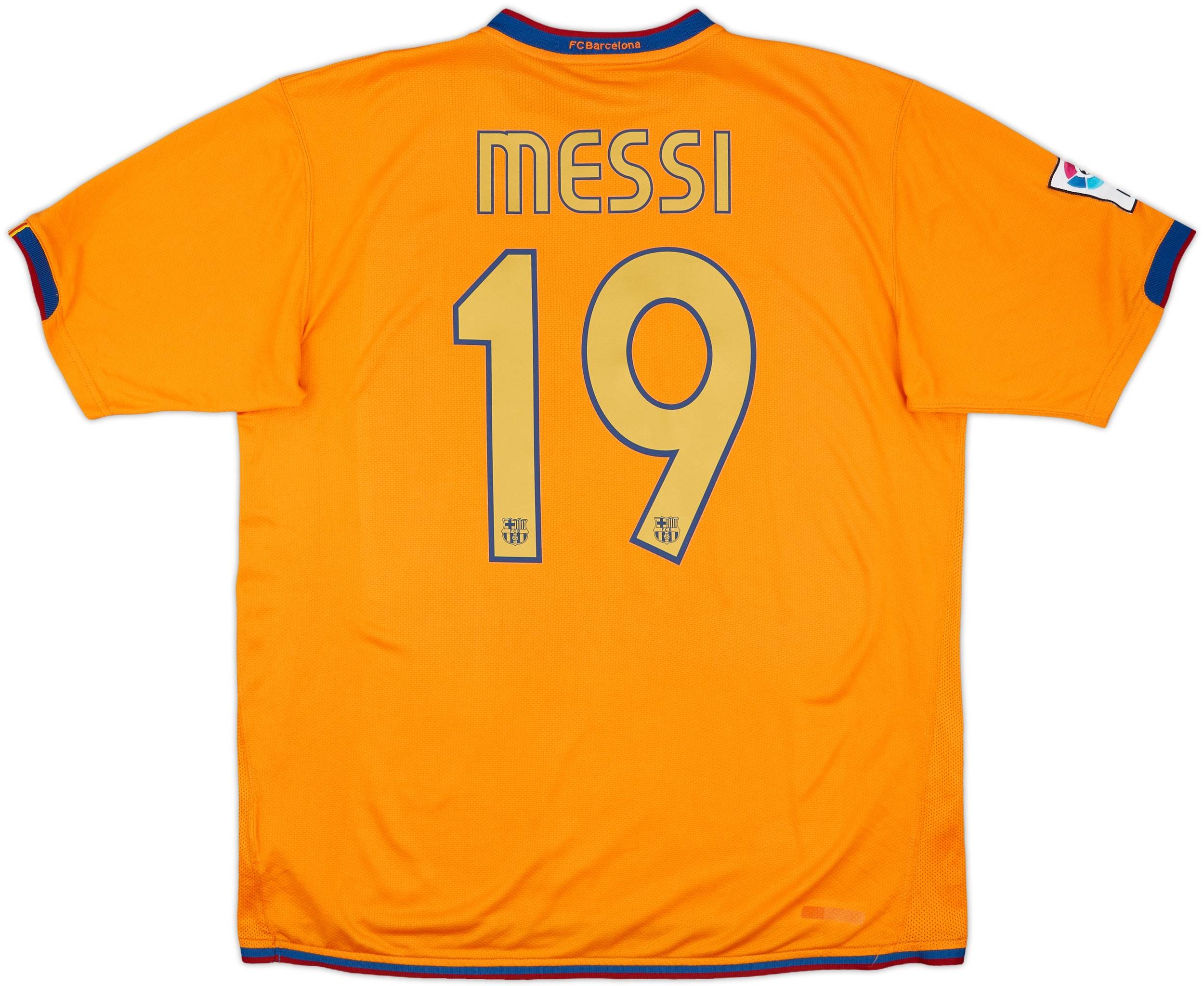 2006-08 Barcelona Away Shirt Messi #19 - 8/10 - (L)