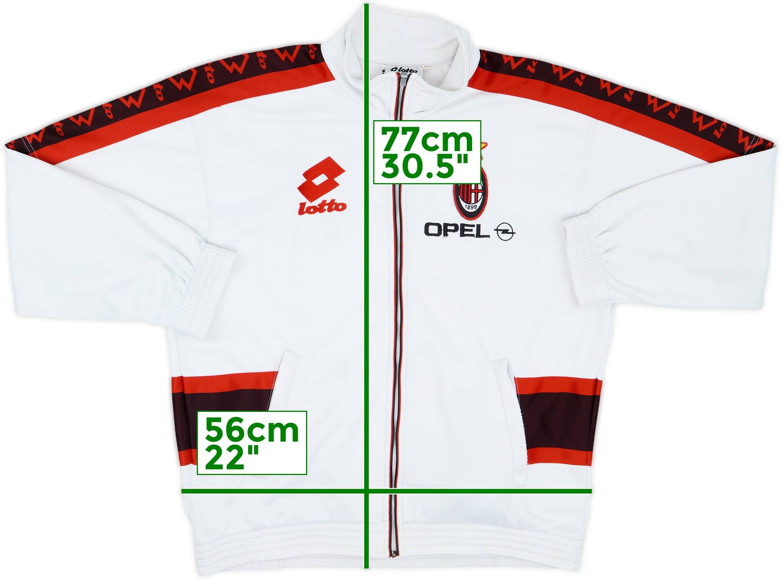 Lotto AC MILAN ゲームシャツ AC Milan Vintage Lotto Replica Shirt 1994, Opel | eBay