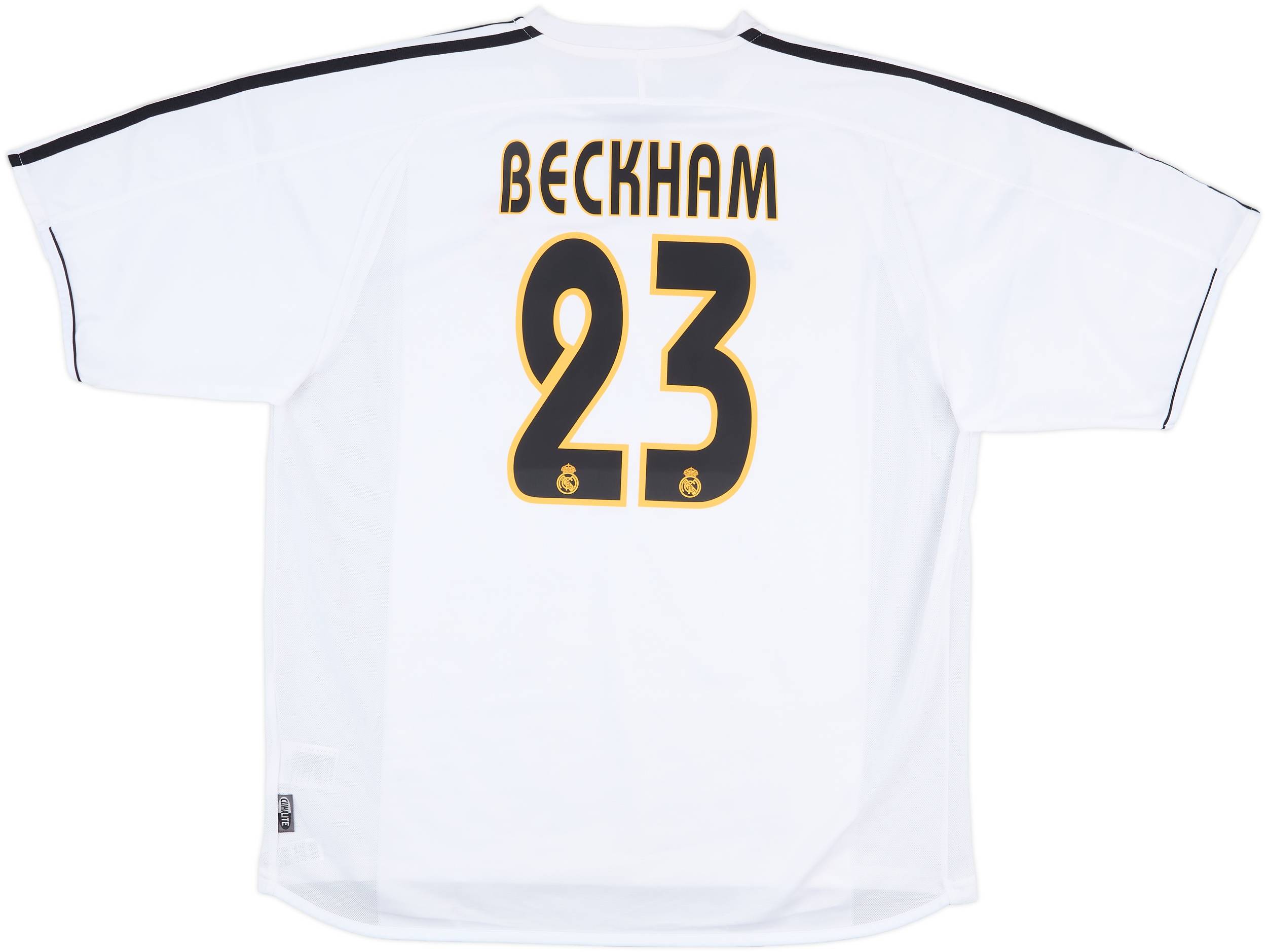 激安先着 2003-04 (XL) - 9/10 - #23 Beckham Shirt Home Madrid Real ウェア