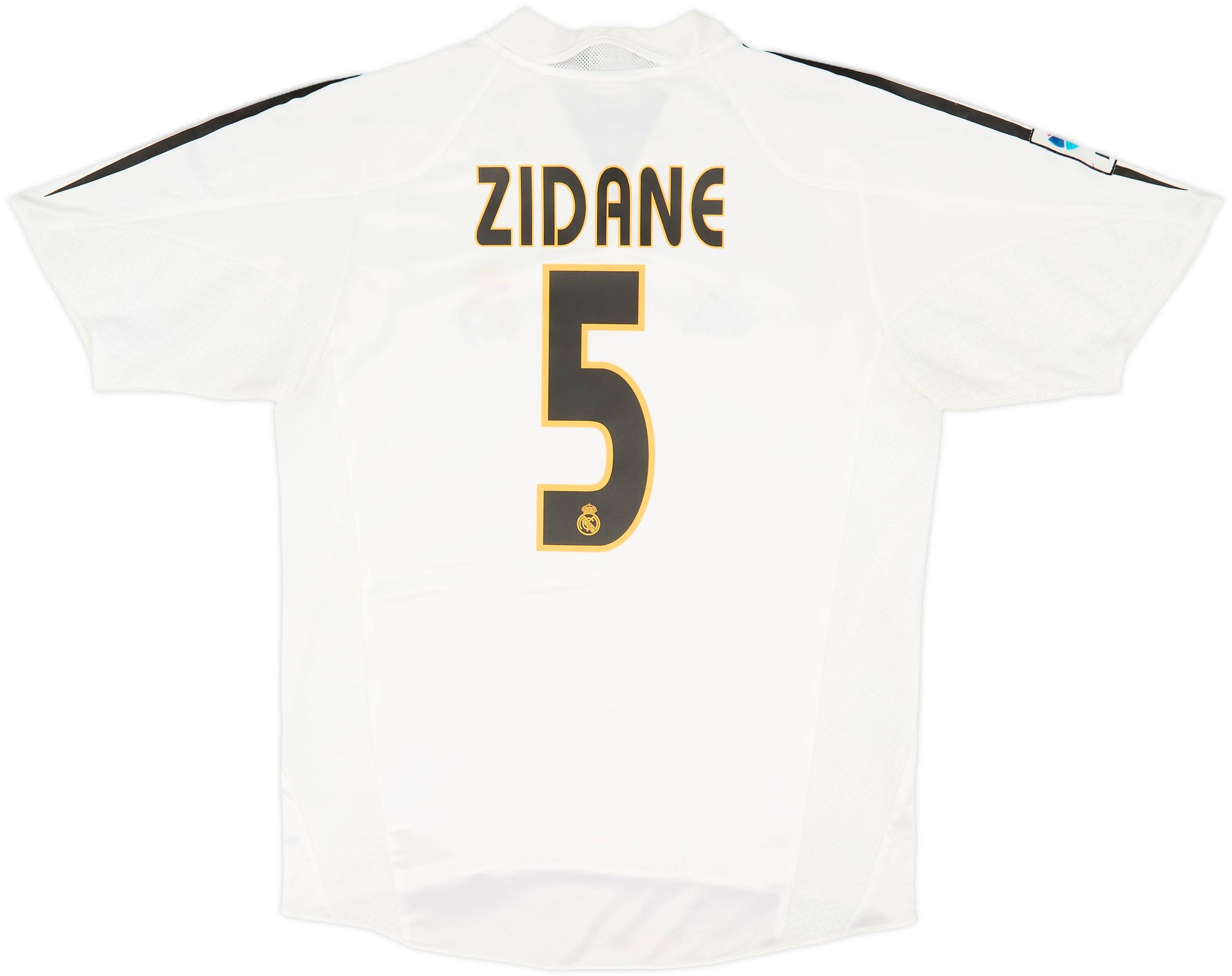 2004-05 Real Madrid Home Shirt Zidane #5 - 6/10 - (M)