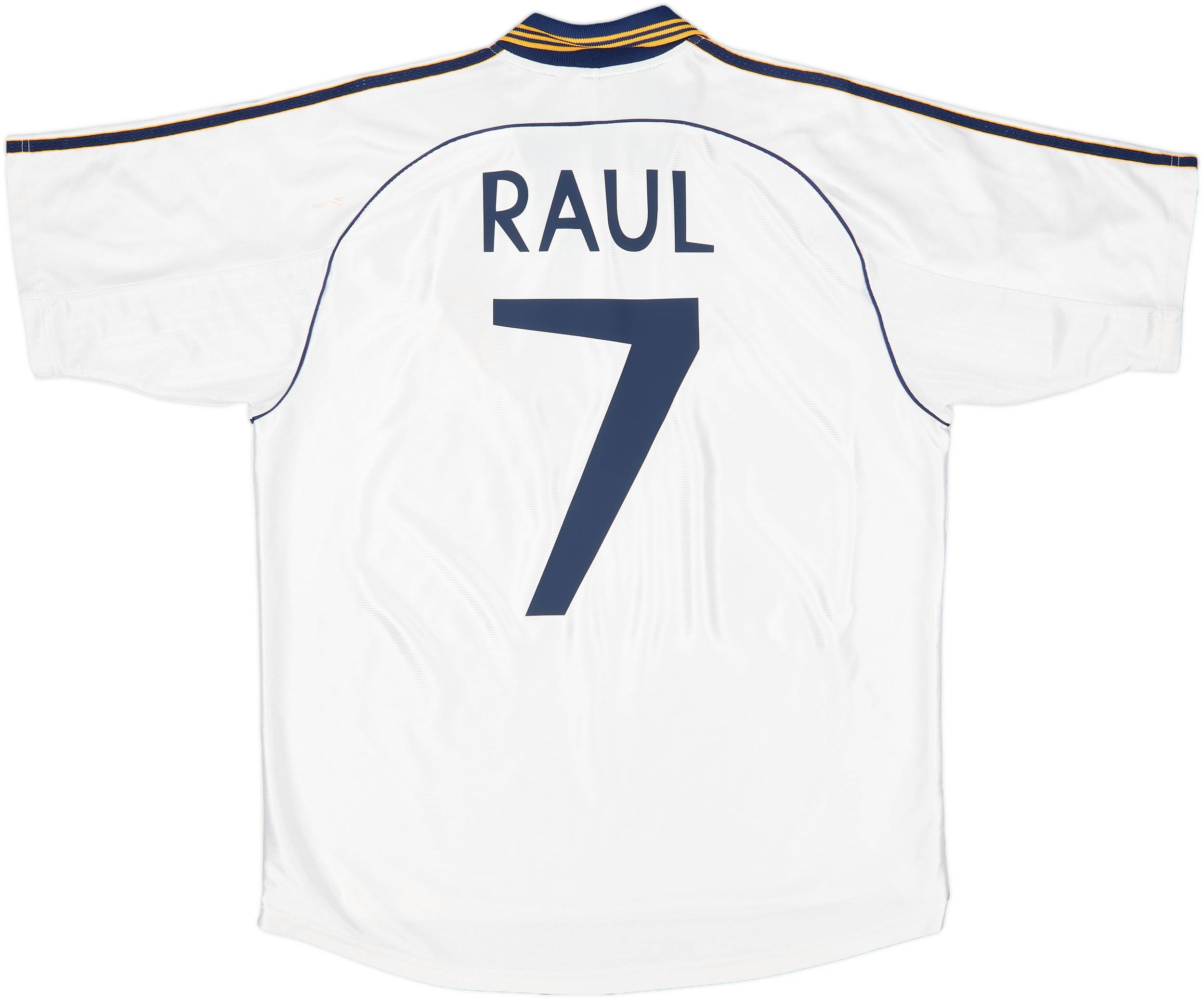 1998-00 Real Madrid Home Shirt Raul #7 - 7/10 - (M)