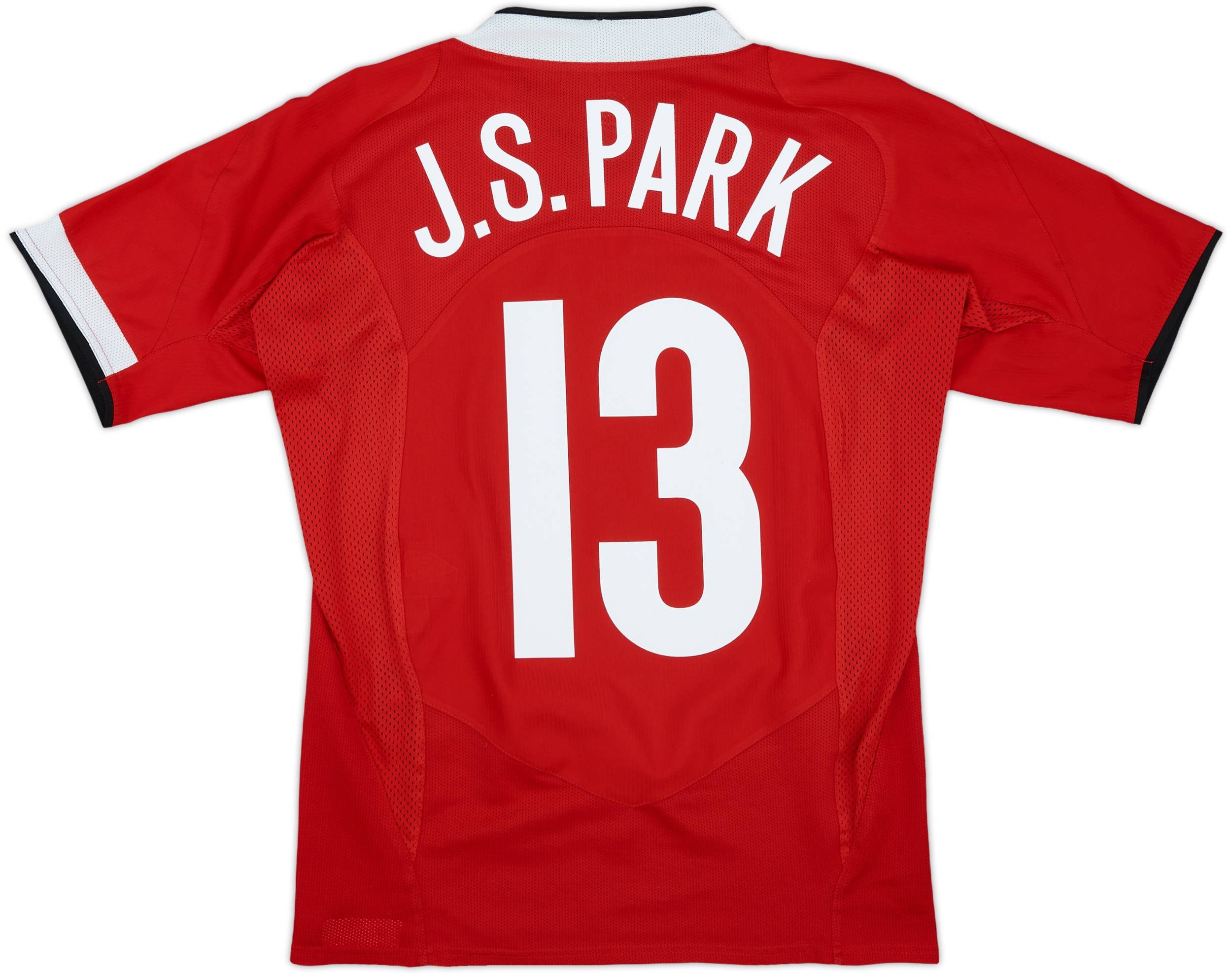 2004-06 Manchester United Home Shirt J.S.Park #13 - 9/10 - (S)
