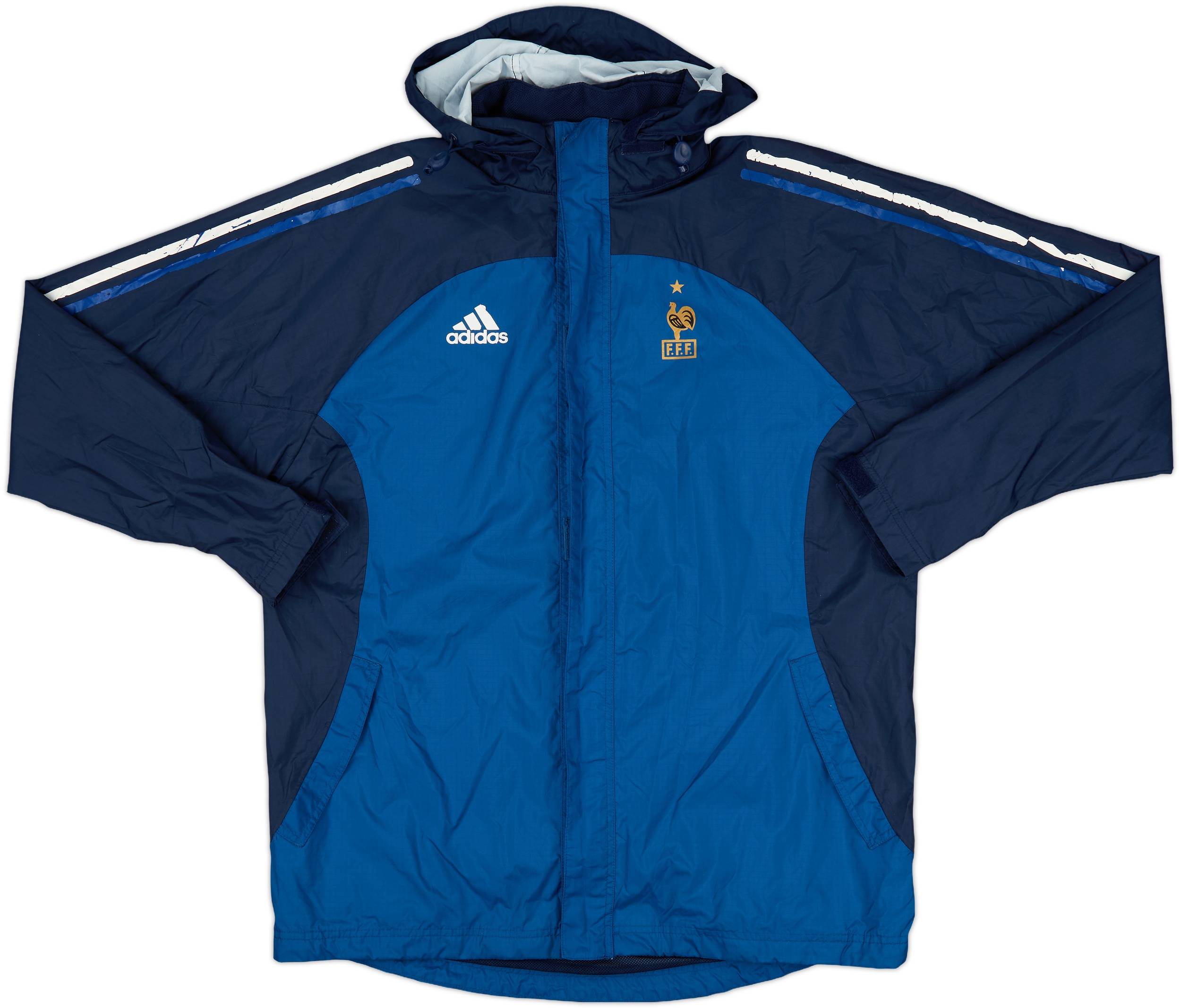 2002-04 France adidas Hooded Rain Jacket - 5/10 - (M)