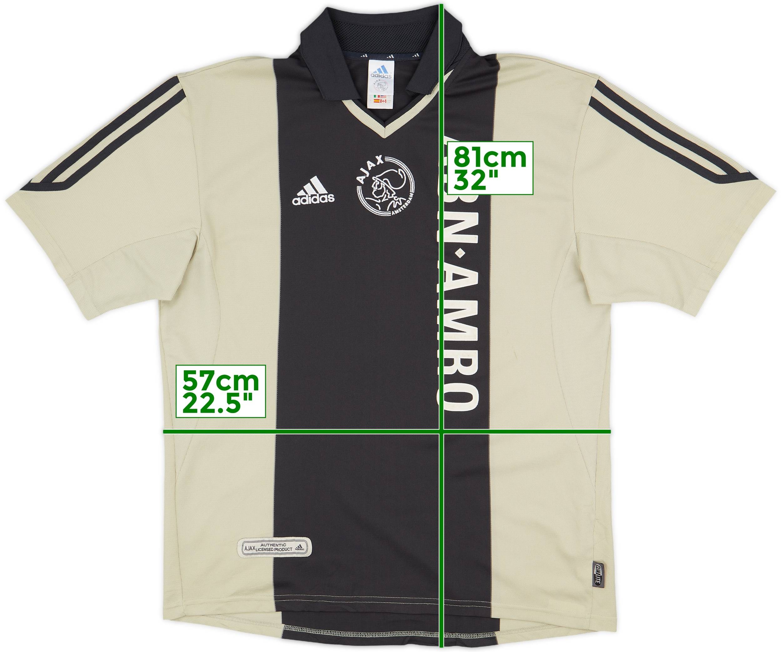 AJAX ABN AMRO 半袖　ユニフォーム　2000-2001 Oサイズ AJAX 2000-2001 Centenary ABN-AMRO camiseta shirt trikot