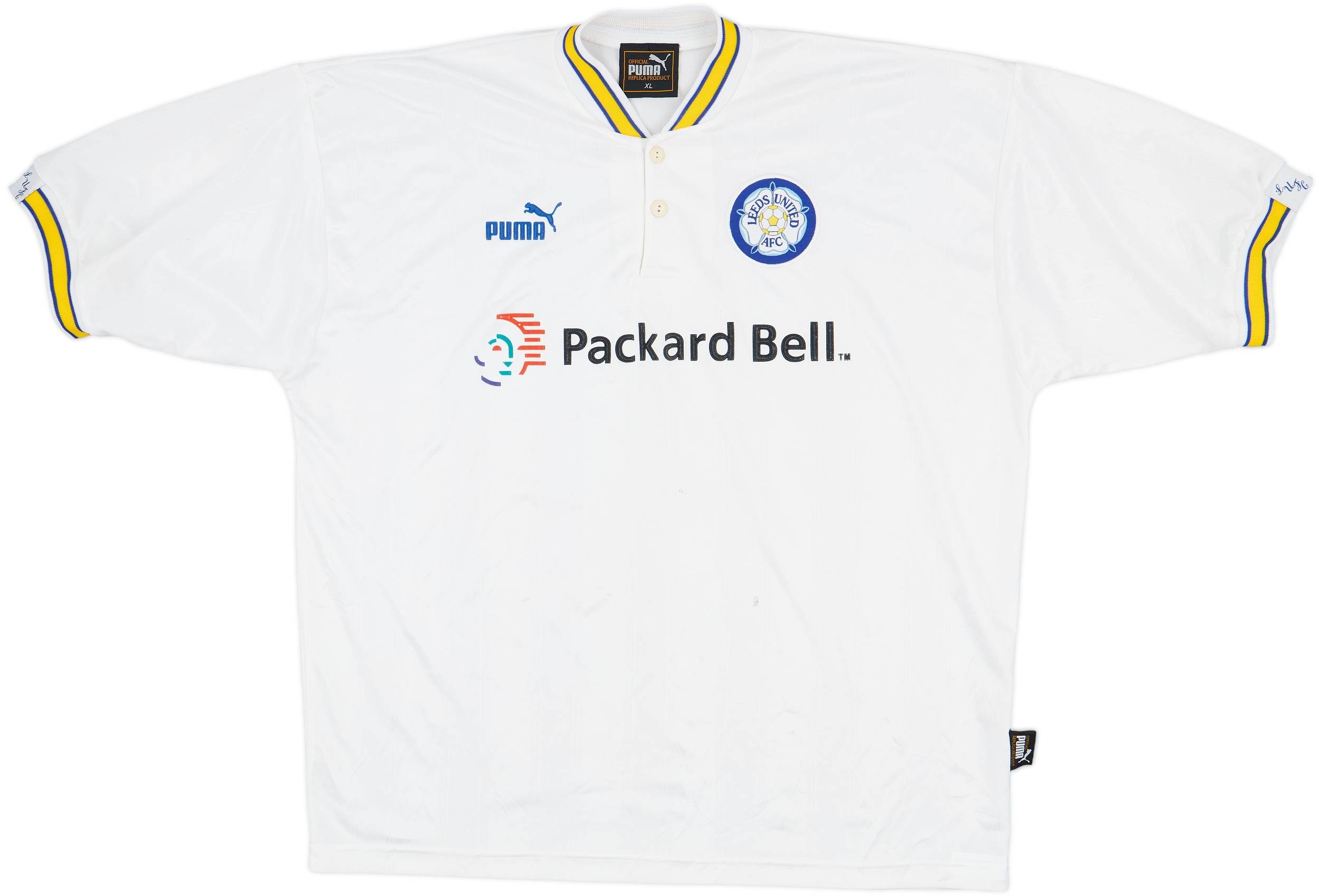 1996-98 Leeds United Home Shirt - 5/10 - (XL)