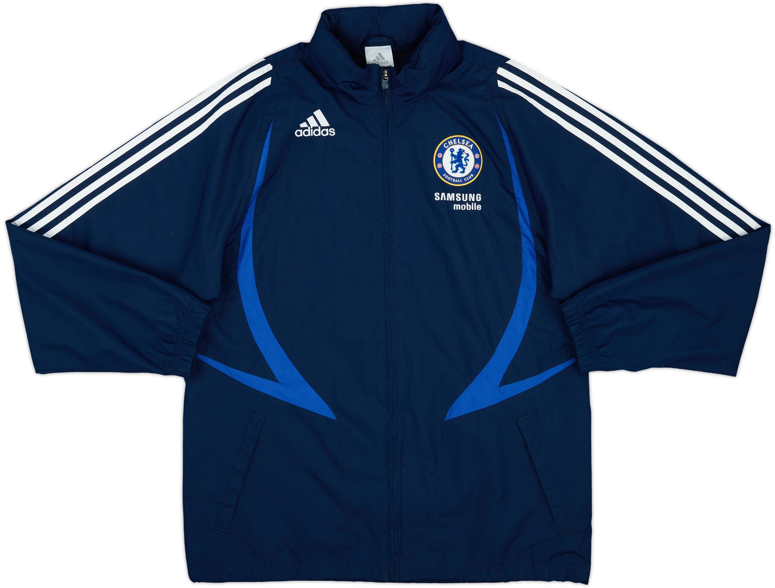 2007-08 Chelsea adidas Hooded Rain Jacket - 8/10 - (M)
