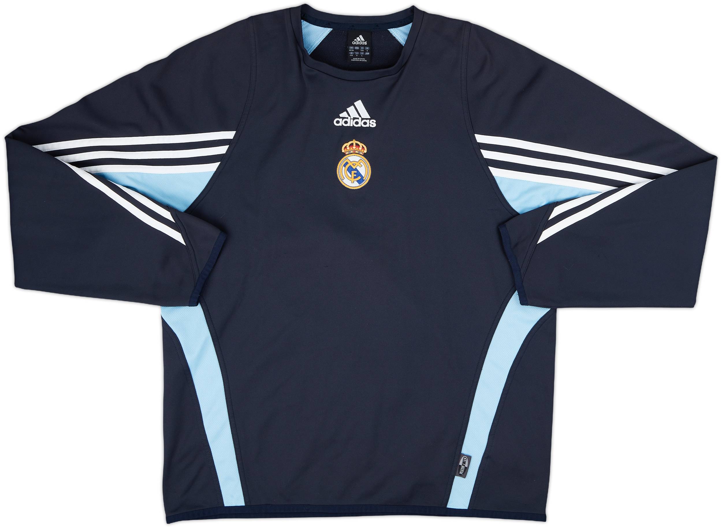 2003-04 Real Madrid adidas Sweat Top - 8/10 - (M)