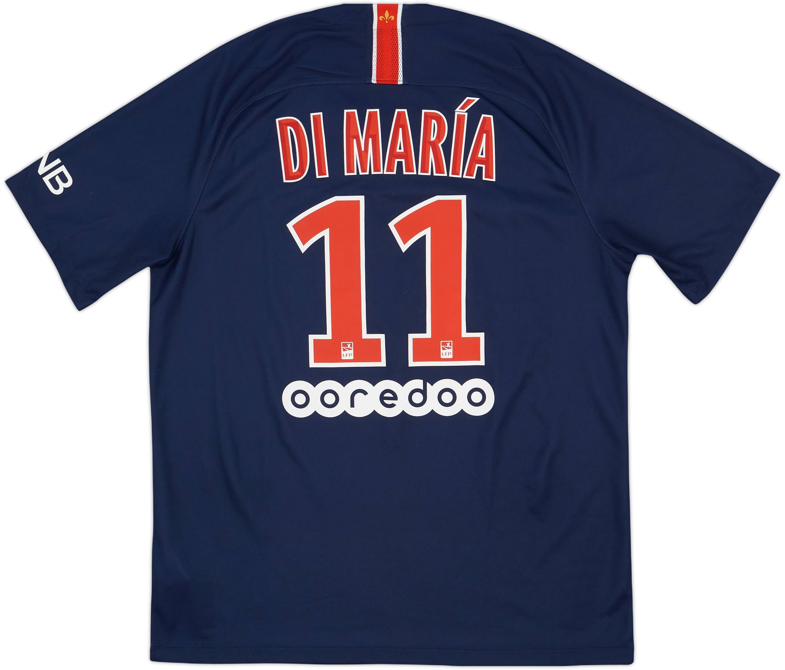 2018-19 Paris Saint-Germain Home Shirt Di Maria #11 - 9/10 - (L)