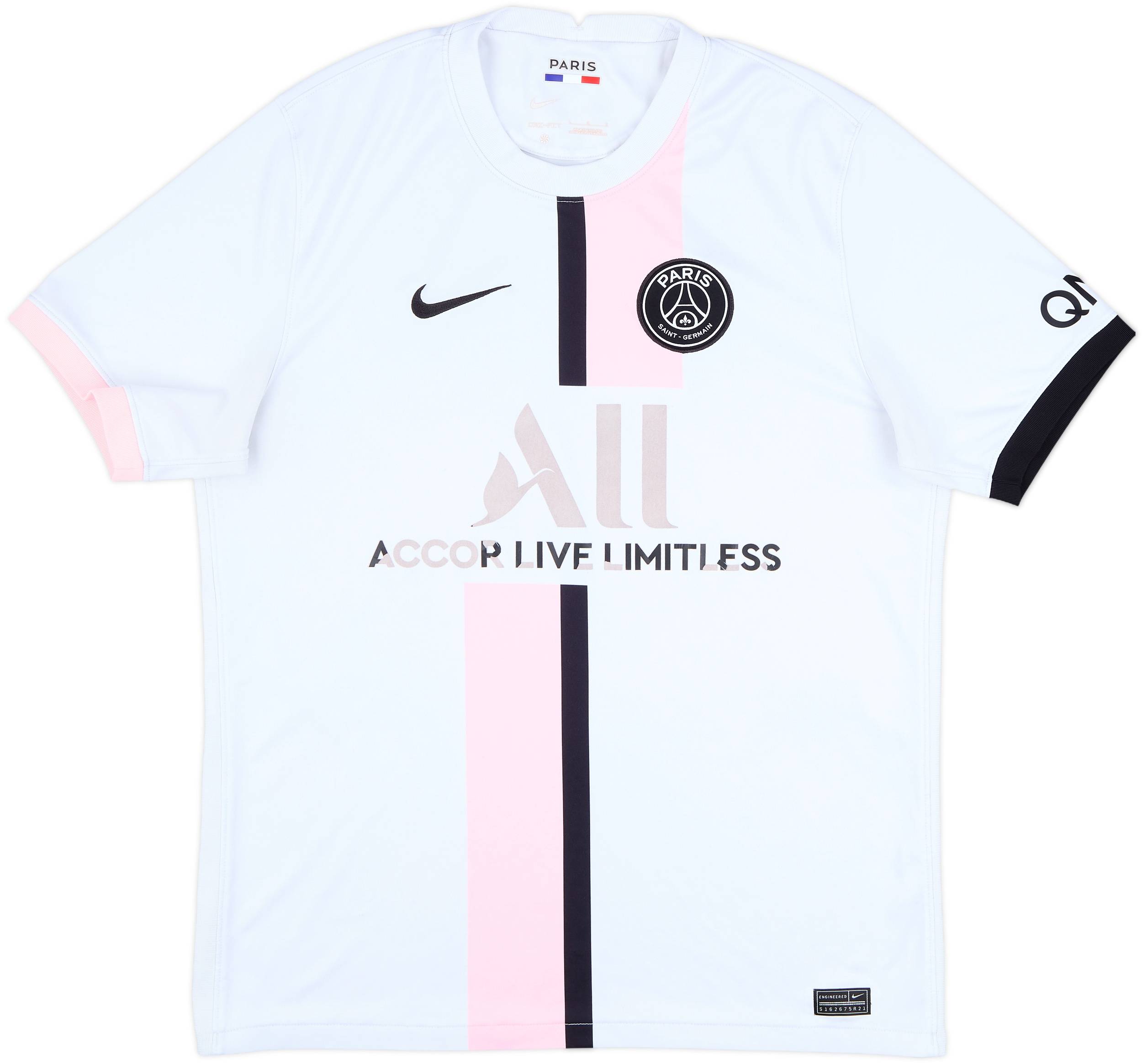 2021-22 Paris Saint-Germain Away Shirt - 4/10 - (L)