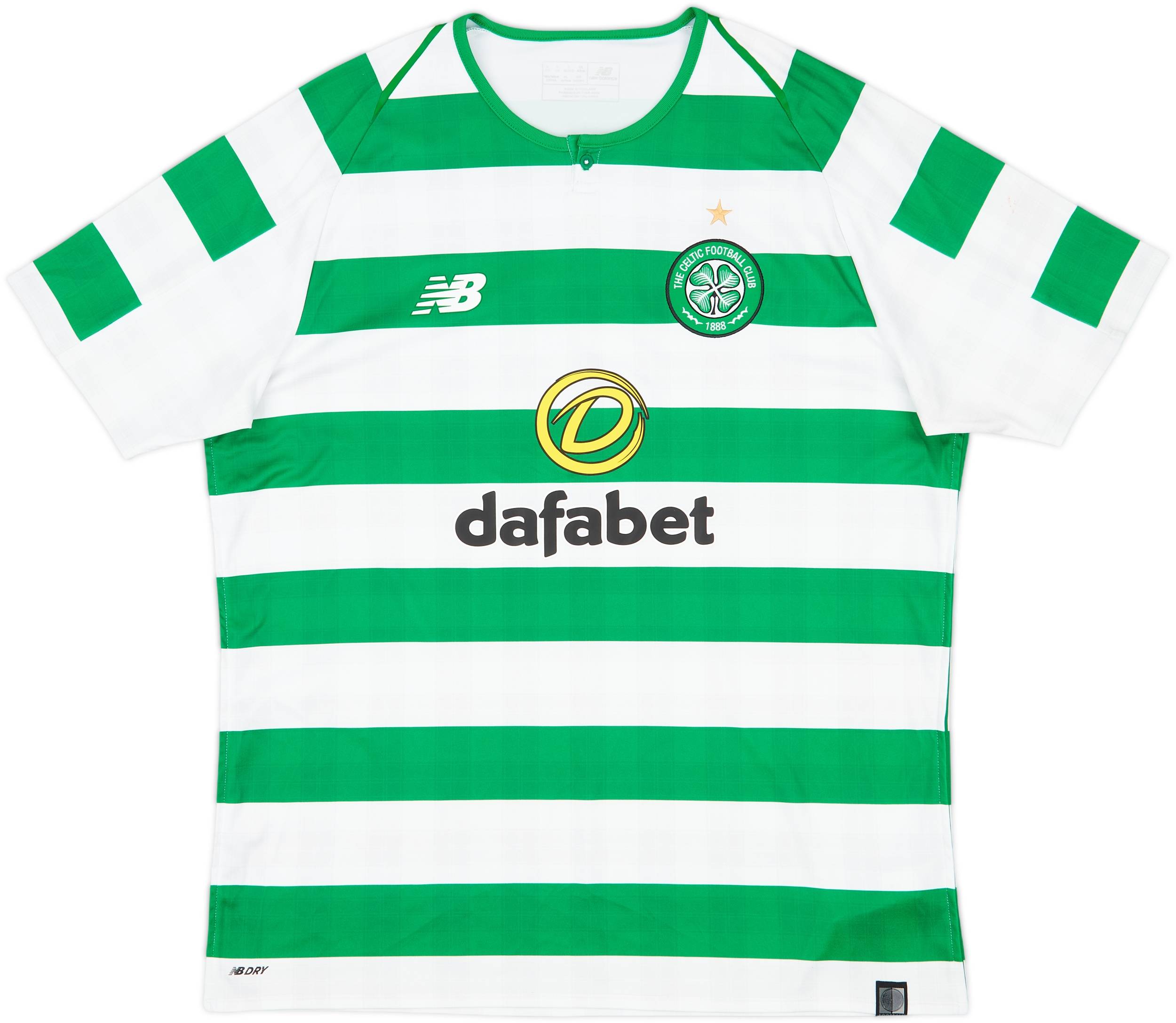 2018-19 Celtic Home Shirt - 4/10 - (L)