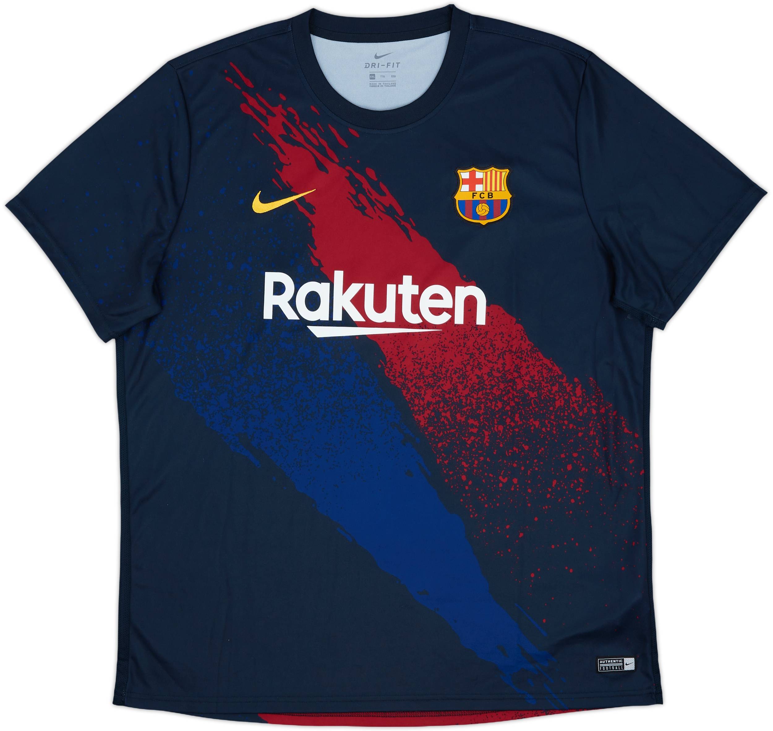 2019-2020 Barcelona Nike Training Shirt - 9/10 - (XXL)