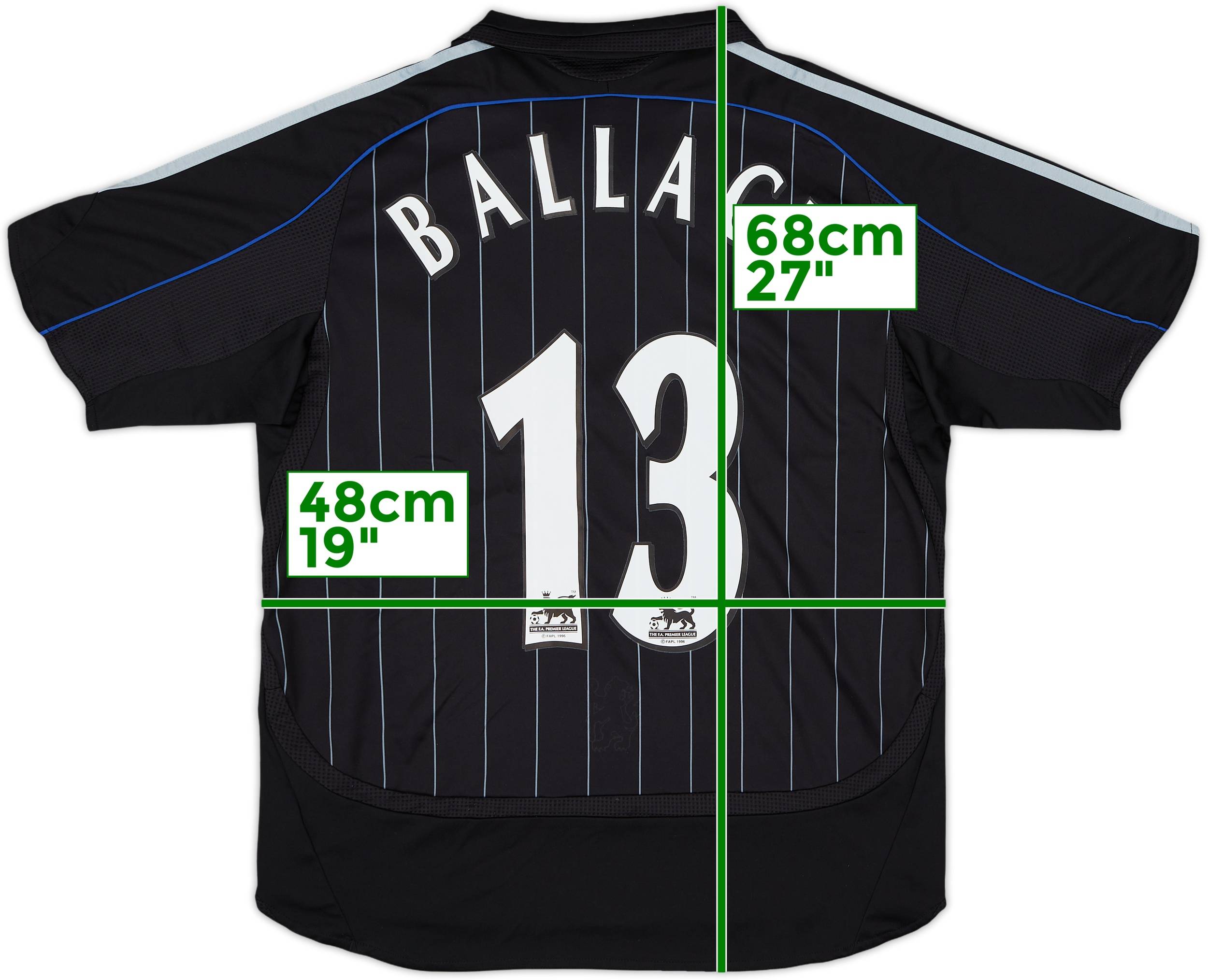 2006-07 Chelsea Third Shirt Ballack #13 - 8/10 - (XL.Boys)