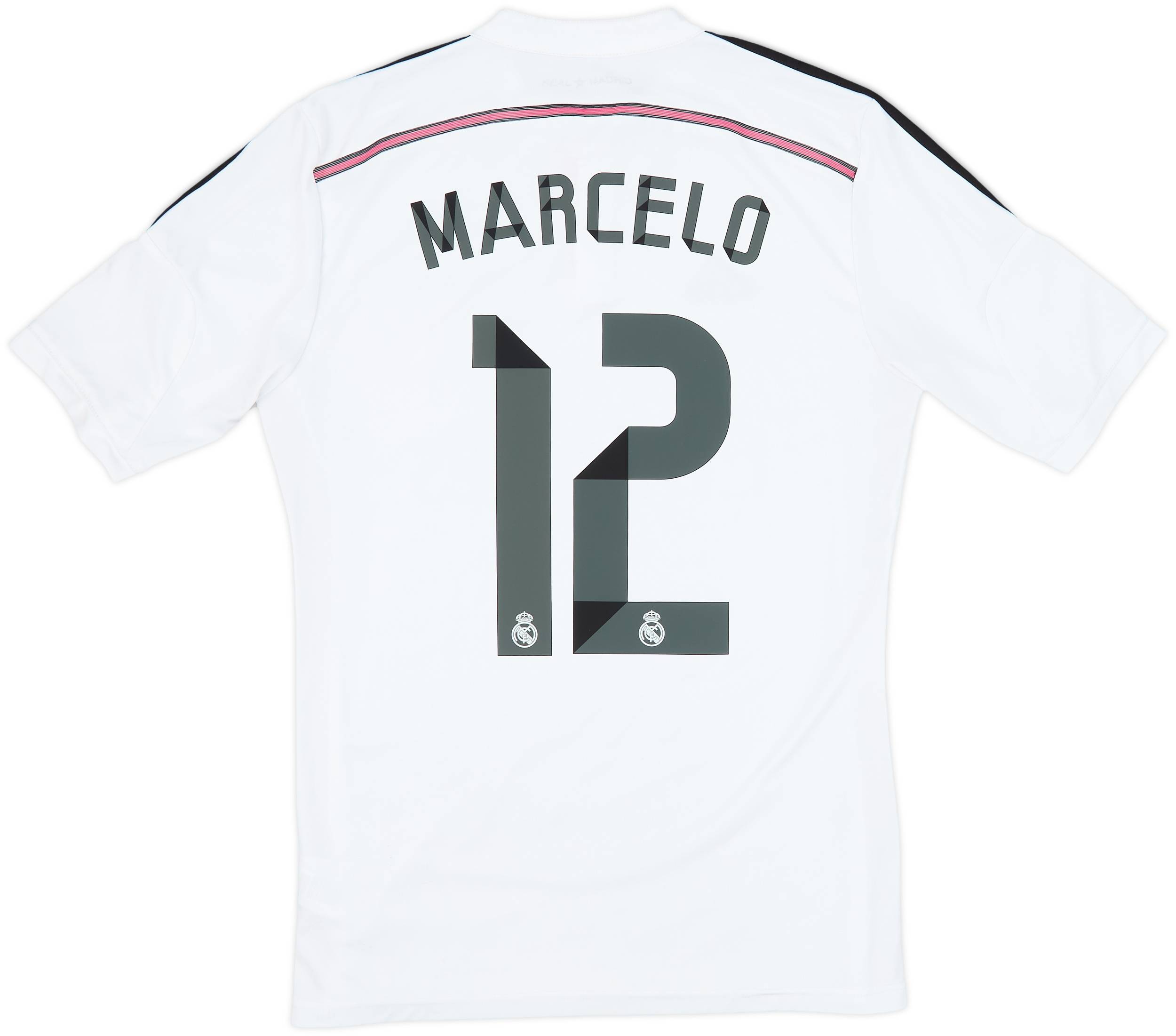 2014-15 Real Madrid Home Shirt Marcelo #12 - 6/10 - (M)
