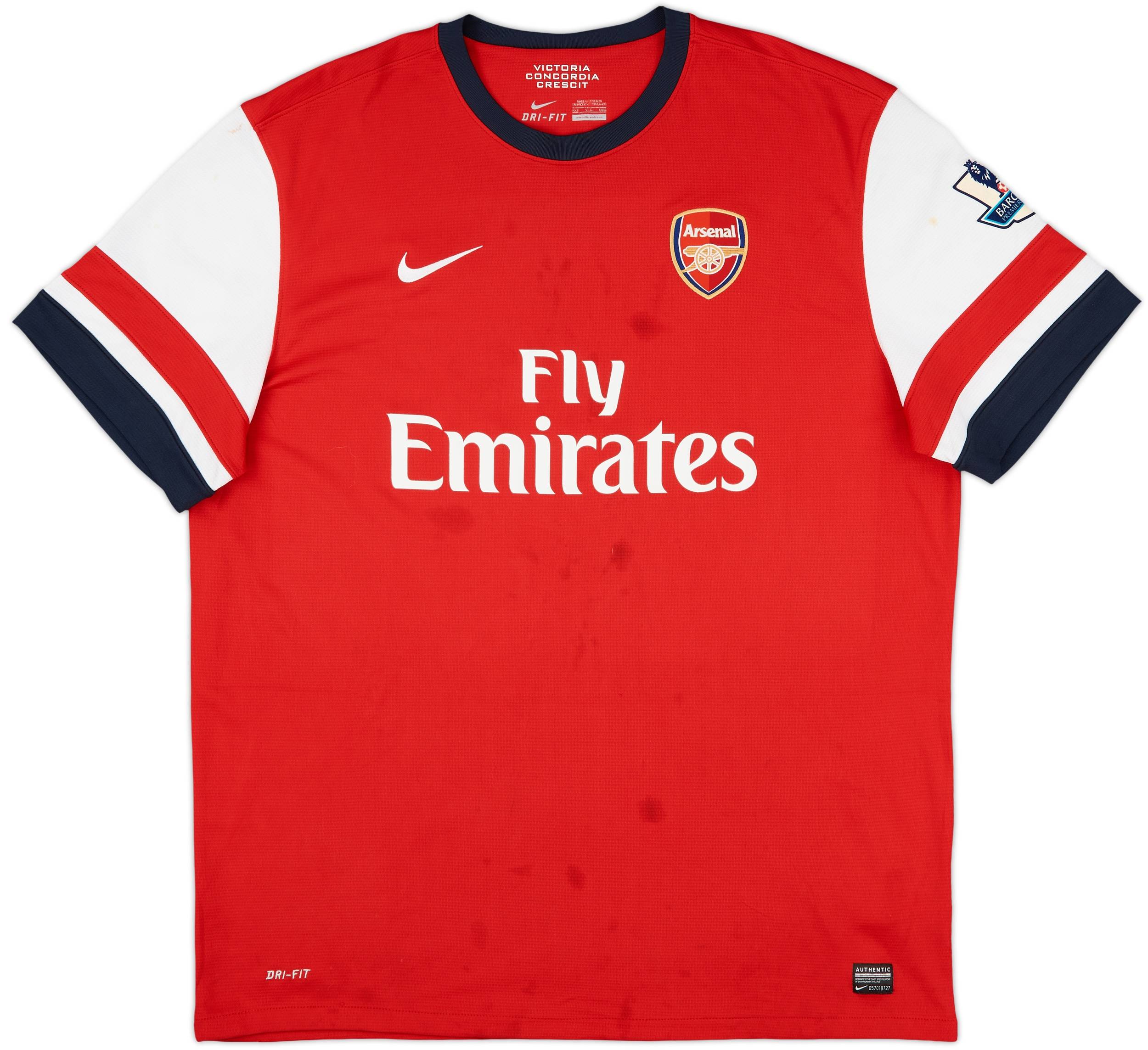 2012-14 Arsenal Home Shirt - 5/10 - (XXL)