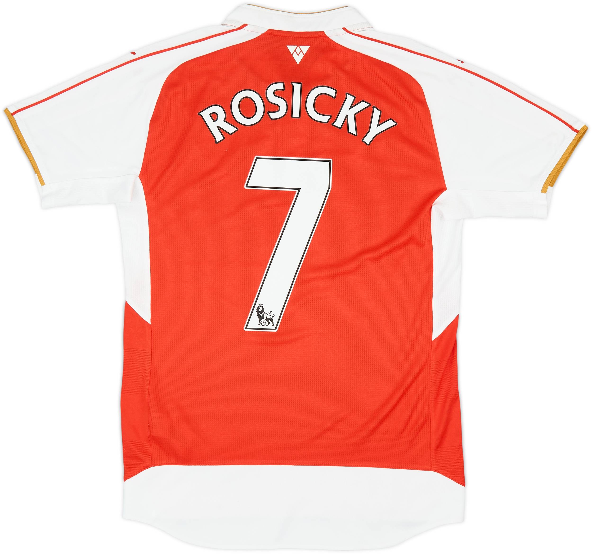 2015-16 Arsenal Home Shirt Rosicky #7 - 7/10 - (XS)