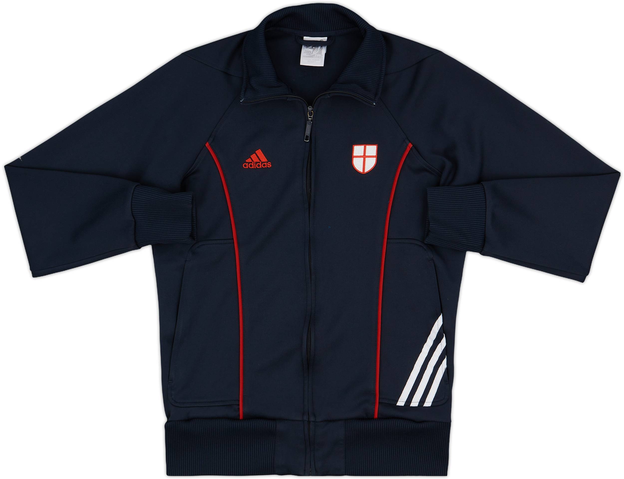 2010 South Africa World Cup adidas Track Jacket (England) - 7/10 - (S)
