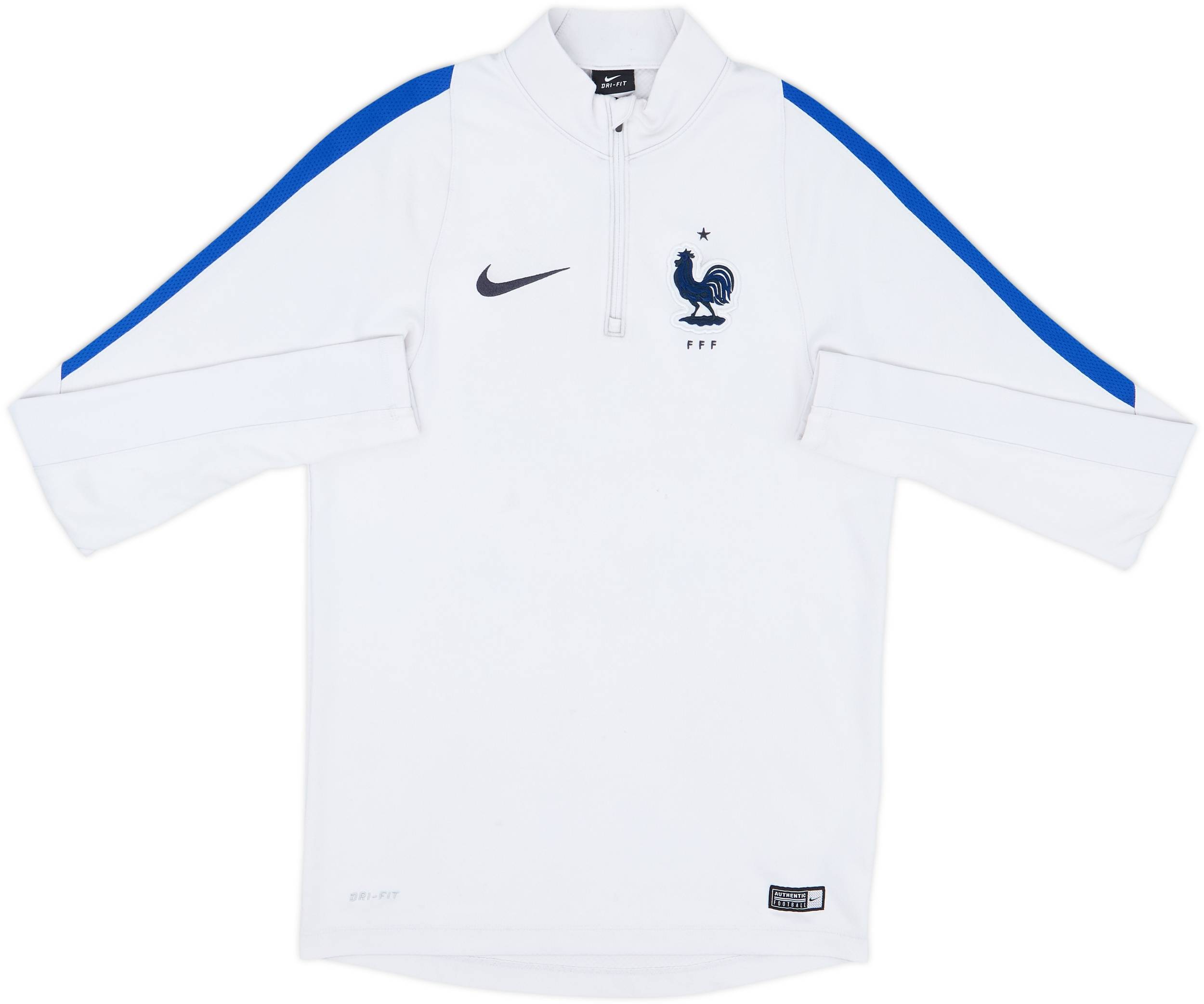2016-17 France Nike 1/4 Zip Drill Top - 5/10 - (S)