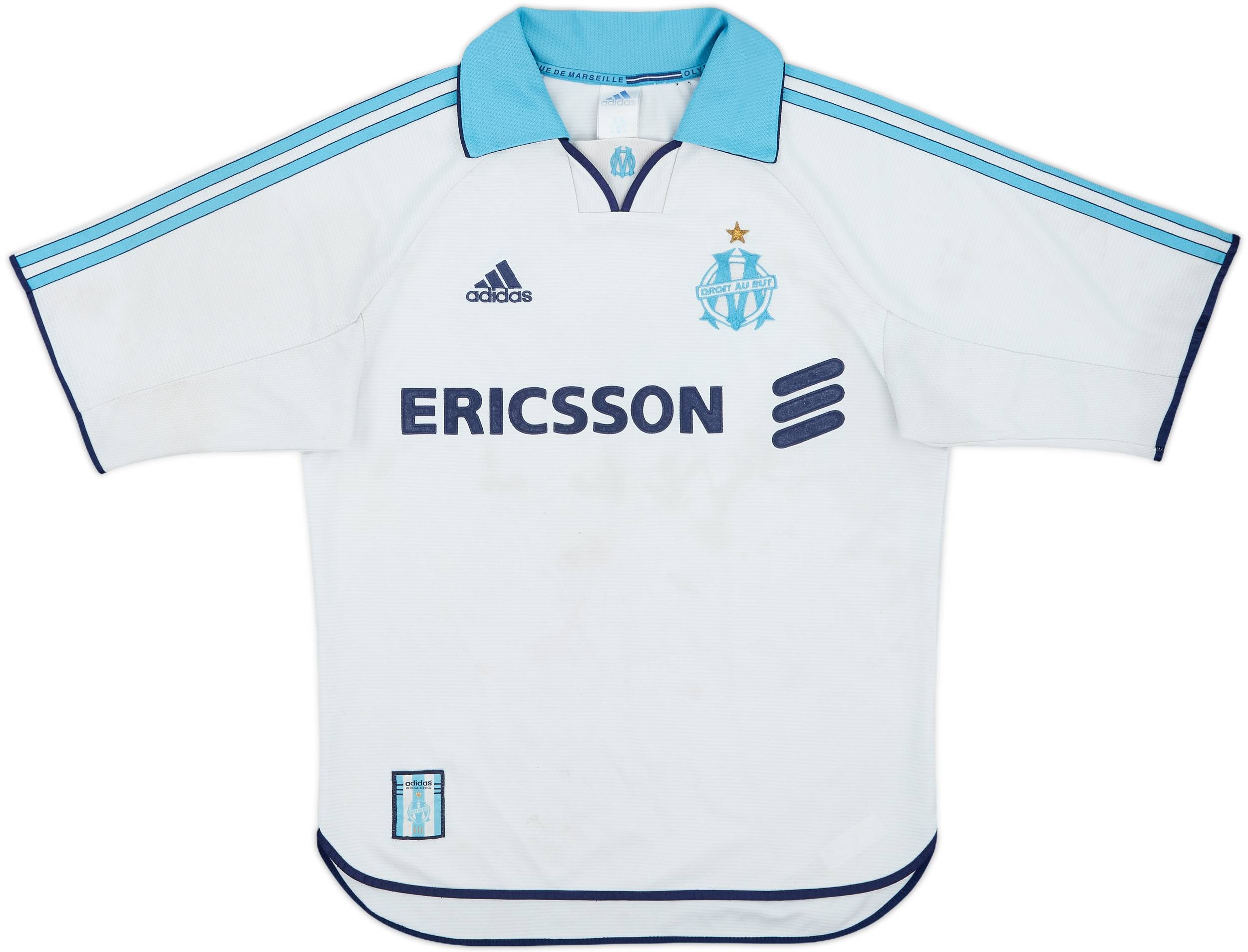 1999-00 Olympique Marseille Home Shirt - 5/10 - (S)
