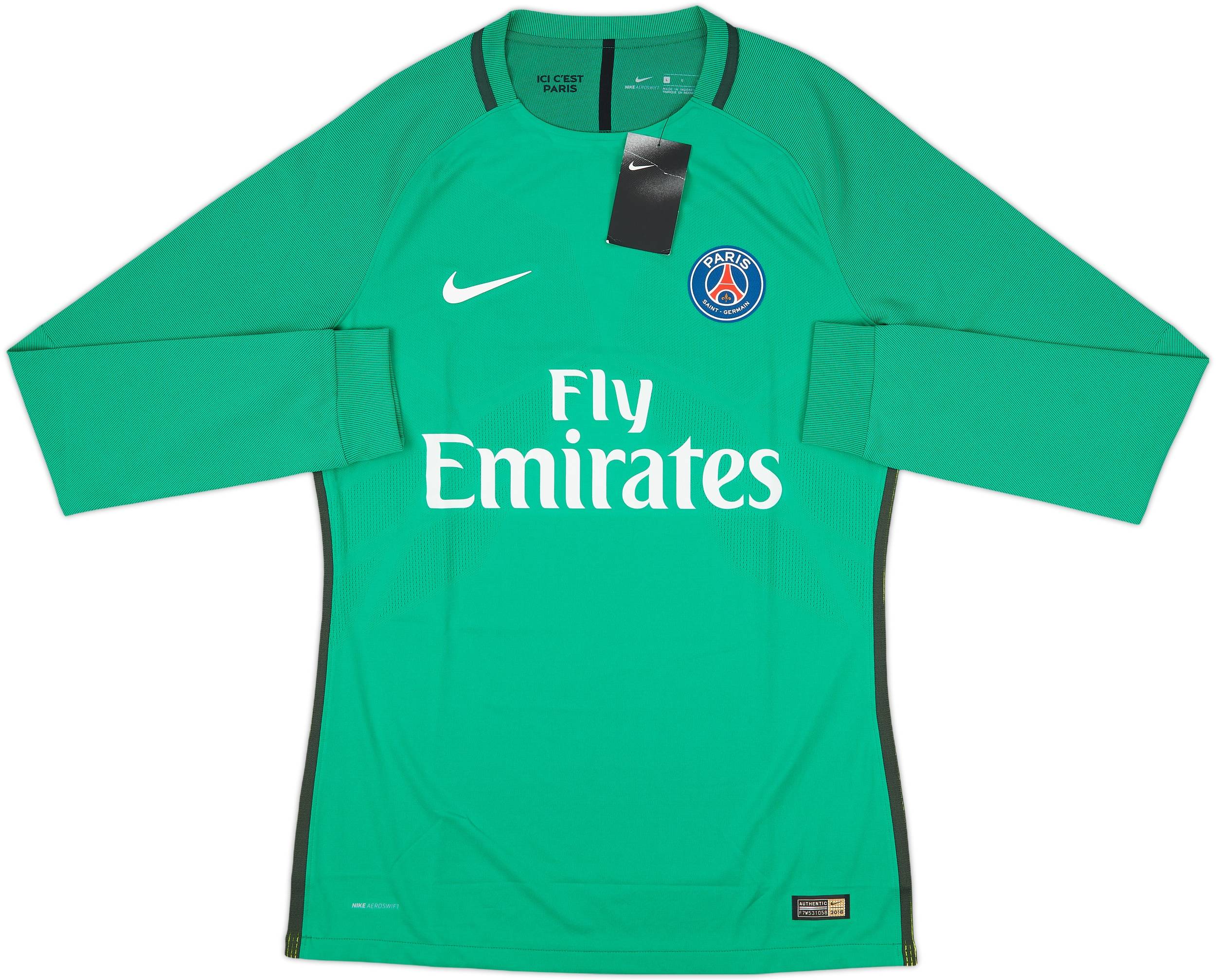 2016-17 Paris Saint-Germain Player Issue GK Shirt (L)