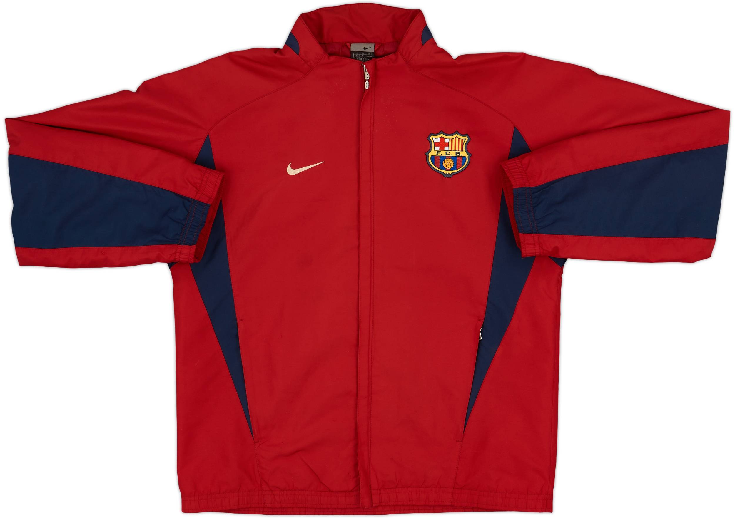 2003-04 Barcelona Nike Track Jacket - 5/10 - (XL.Boys)