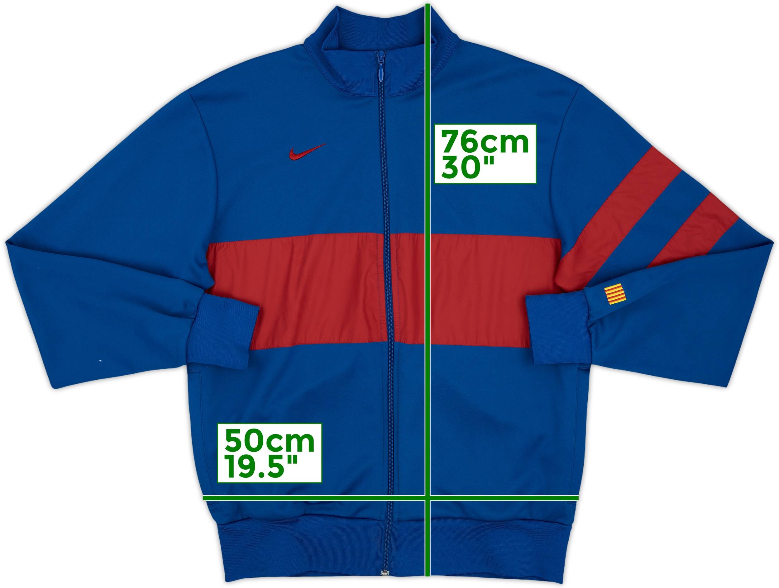 2009-10 Barcelona Nike Track Jacket - 8/10 - (L)