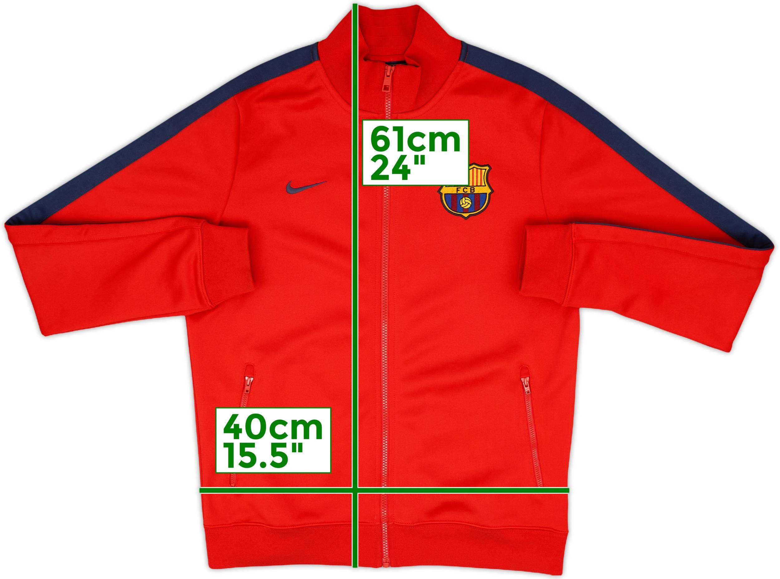 2014-15 Barcelona Nike Track Jacket - 9/10 - (M)