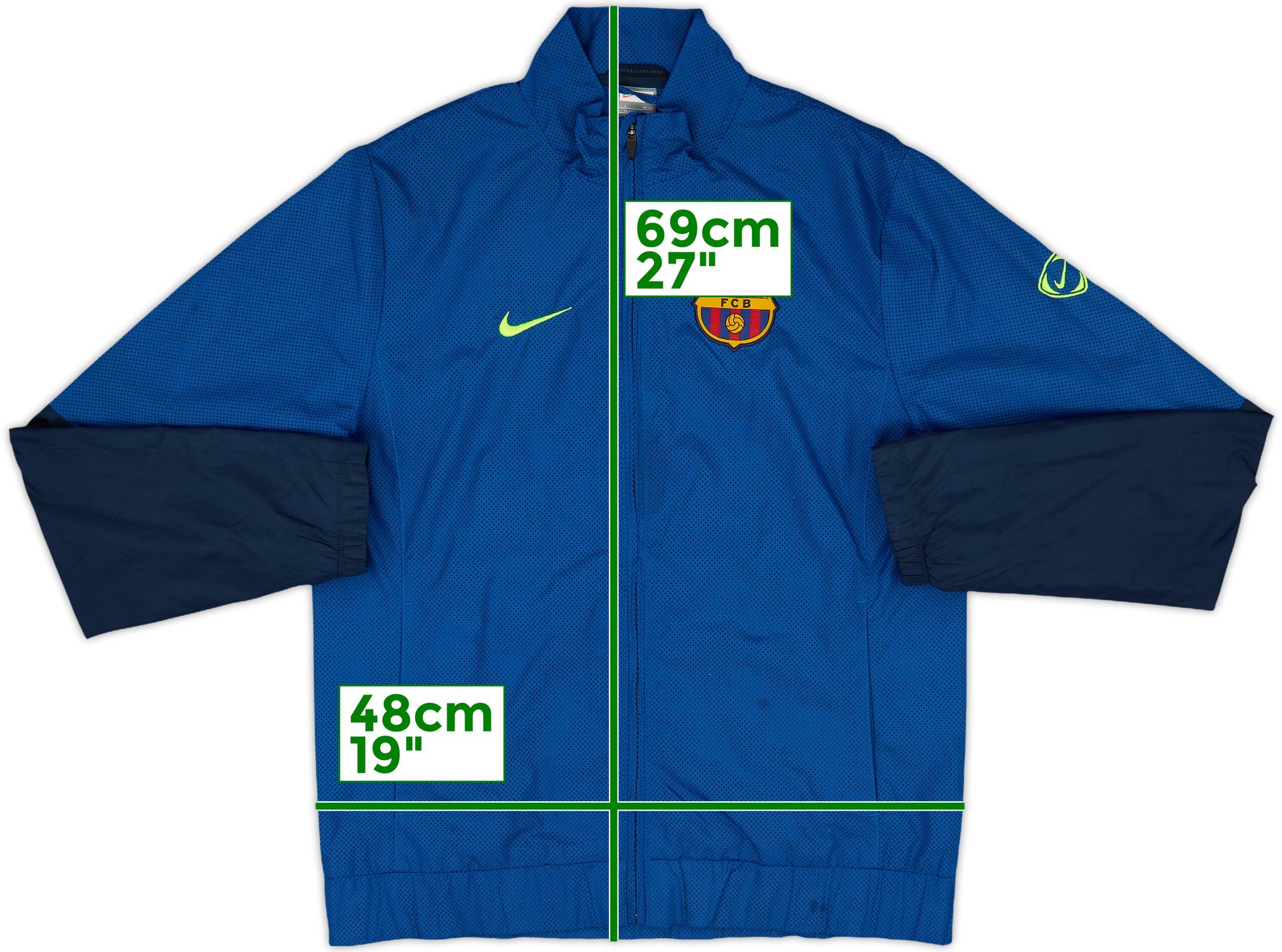 2009-10 Barcelona Nike Track Jacket - 9/10 - (L)