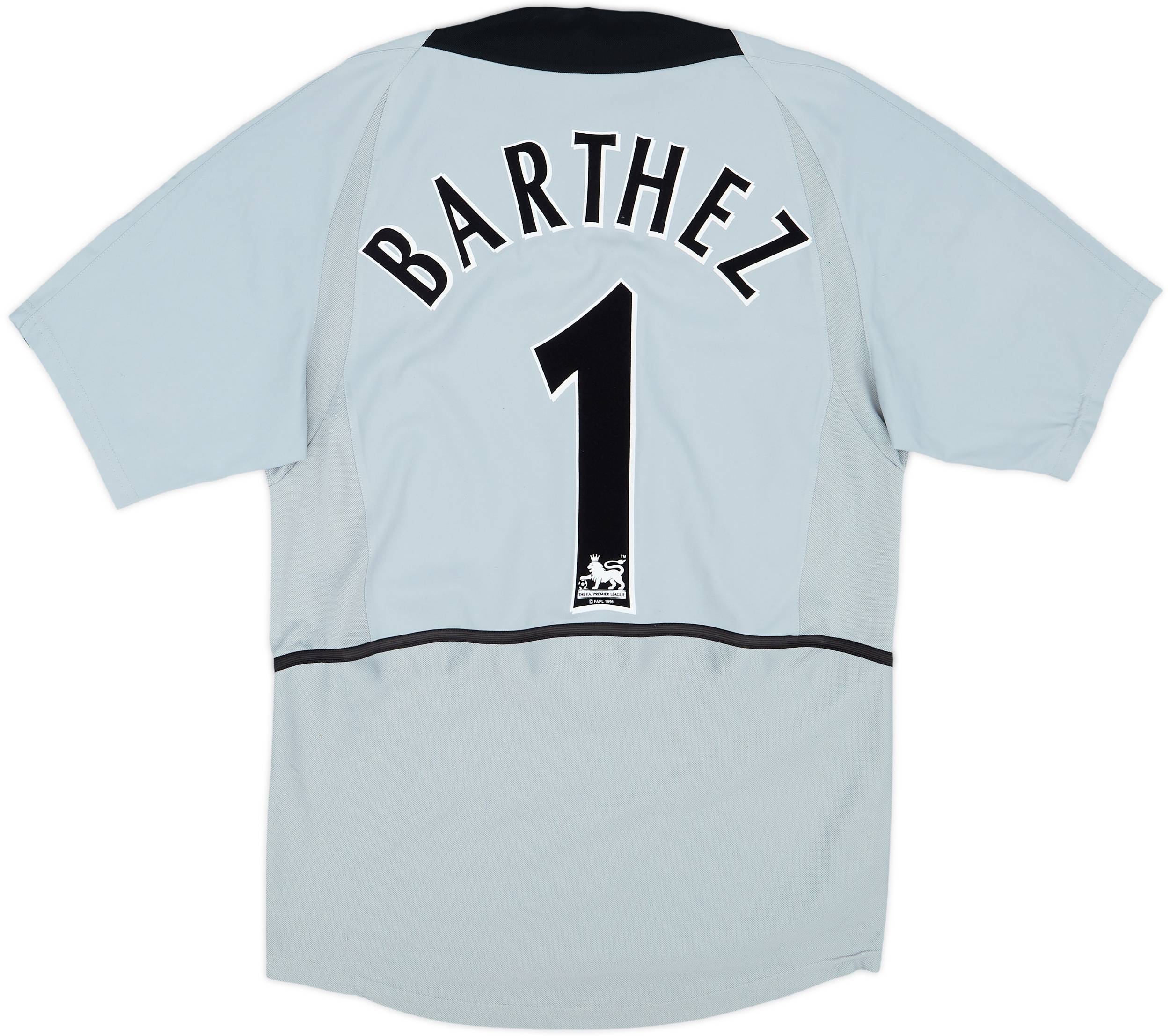 2002-04 Manchester United GK S/S Shirt Barthez #1 - 8/10 - (M)