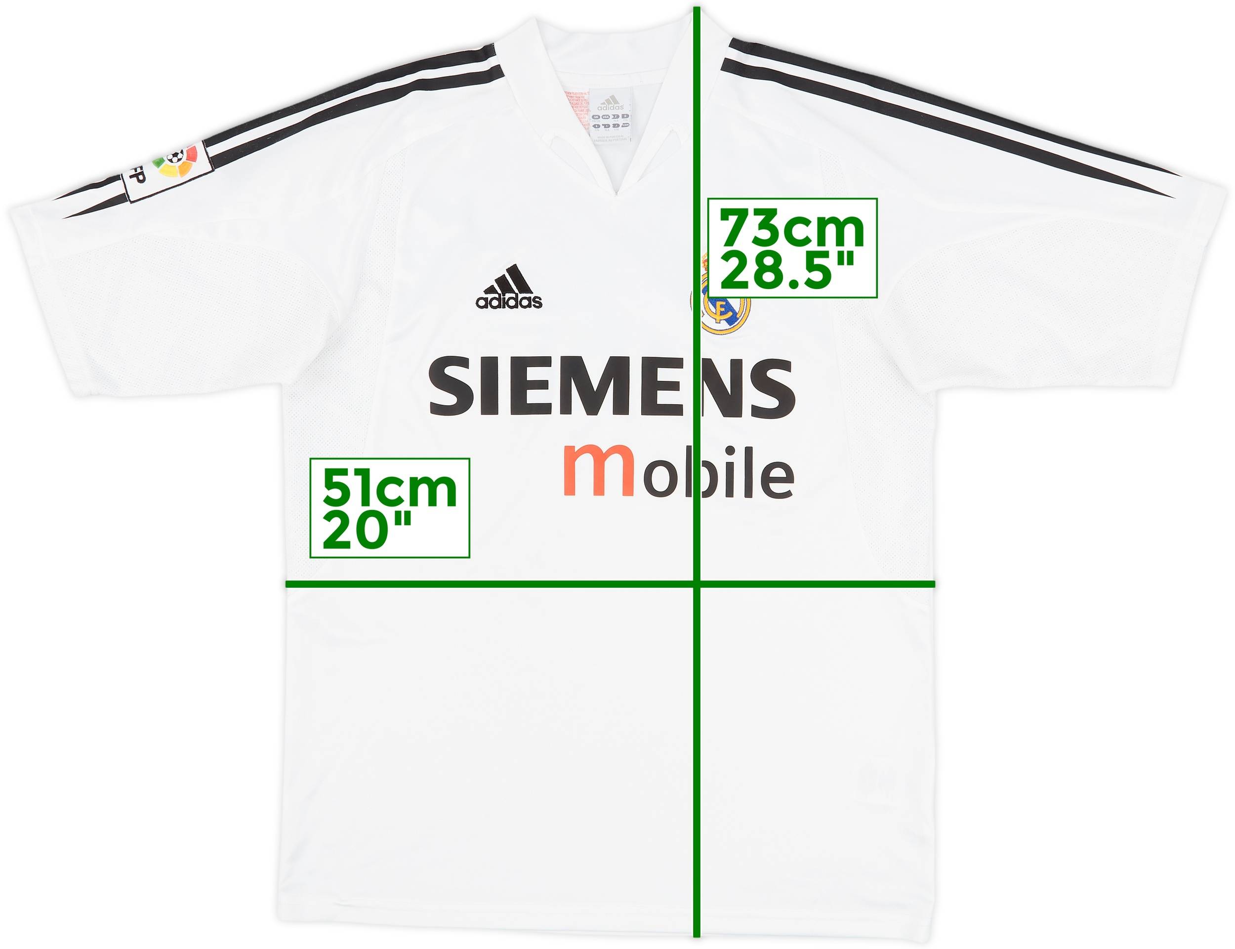 2004-05 Real Madrid Home Shirt - 6/10 - (XL.Boys)