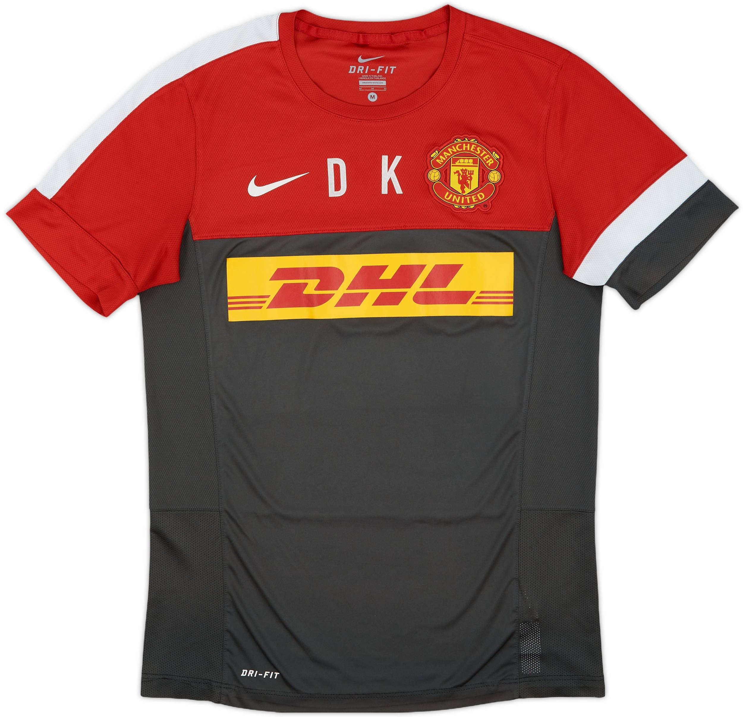 2012-13 Manchester United Nike Staff Issue Training Shirt DK