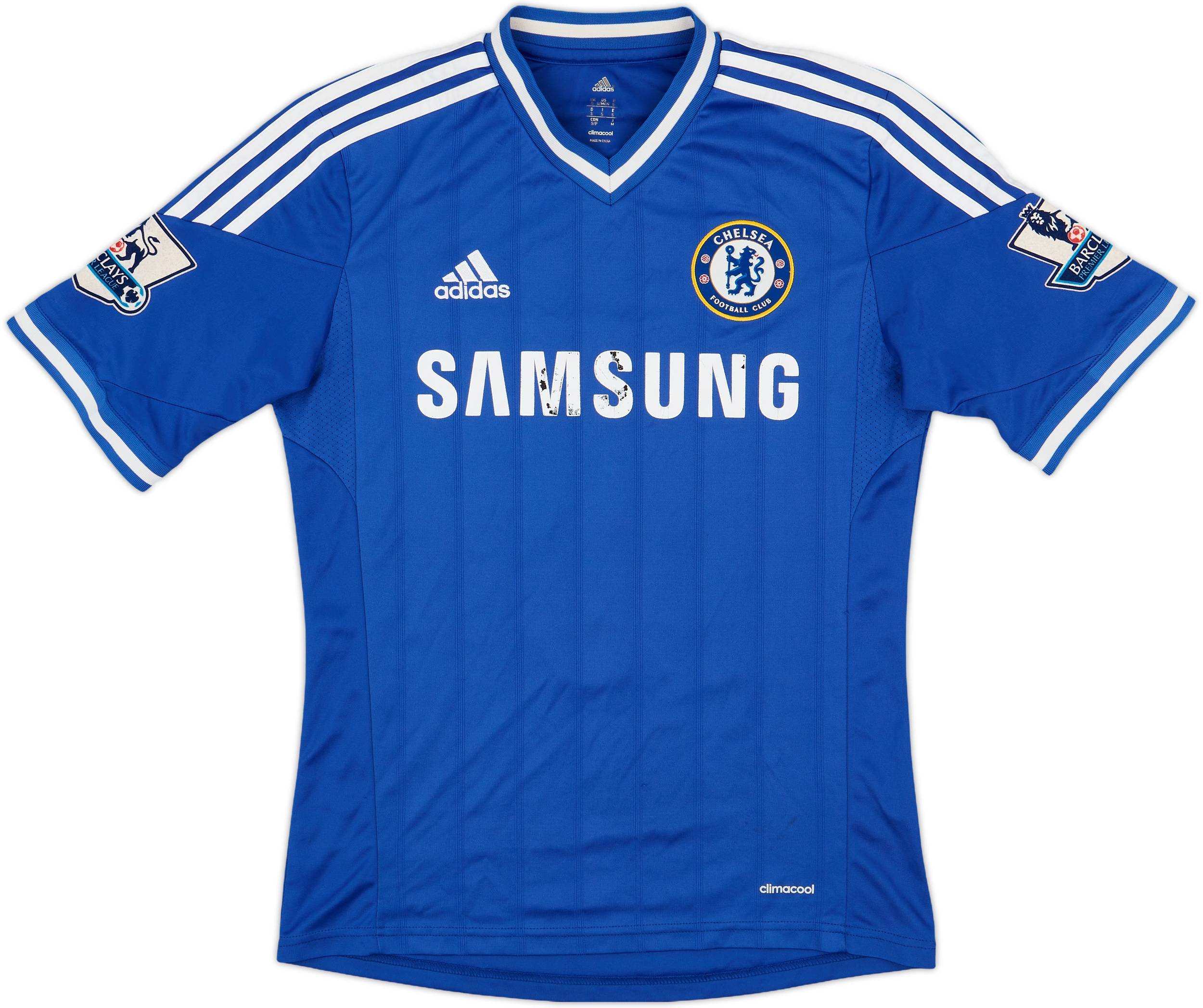 Chelsea FC Petit 17 サッカーシャツ 2013-14 Chelsea Home Shirt Hazard #17 - 6/10 - (S)