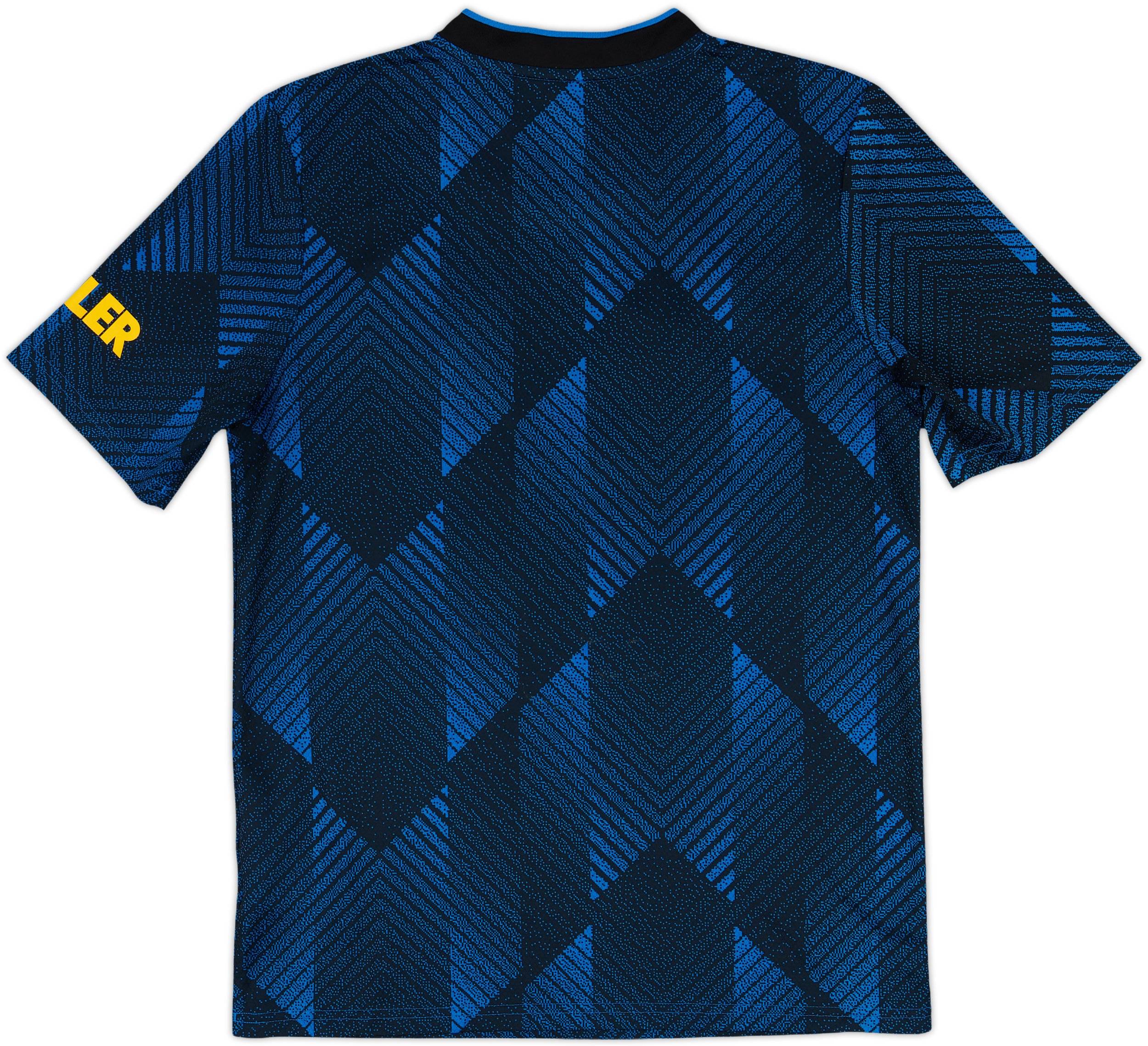 2021-22 Manchester United Third Shirt - 10/10 - (XL.Boys)