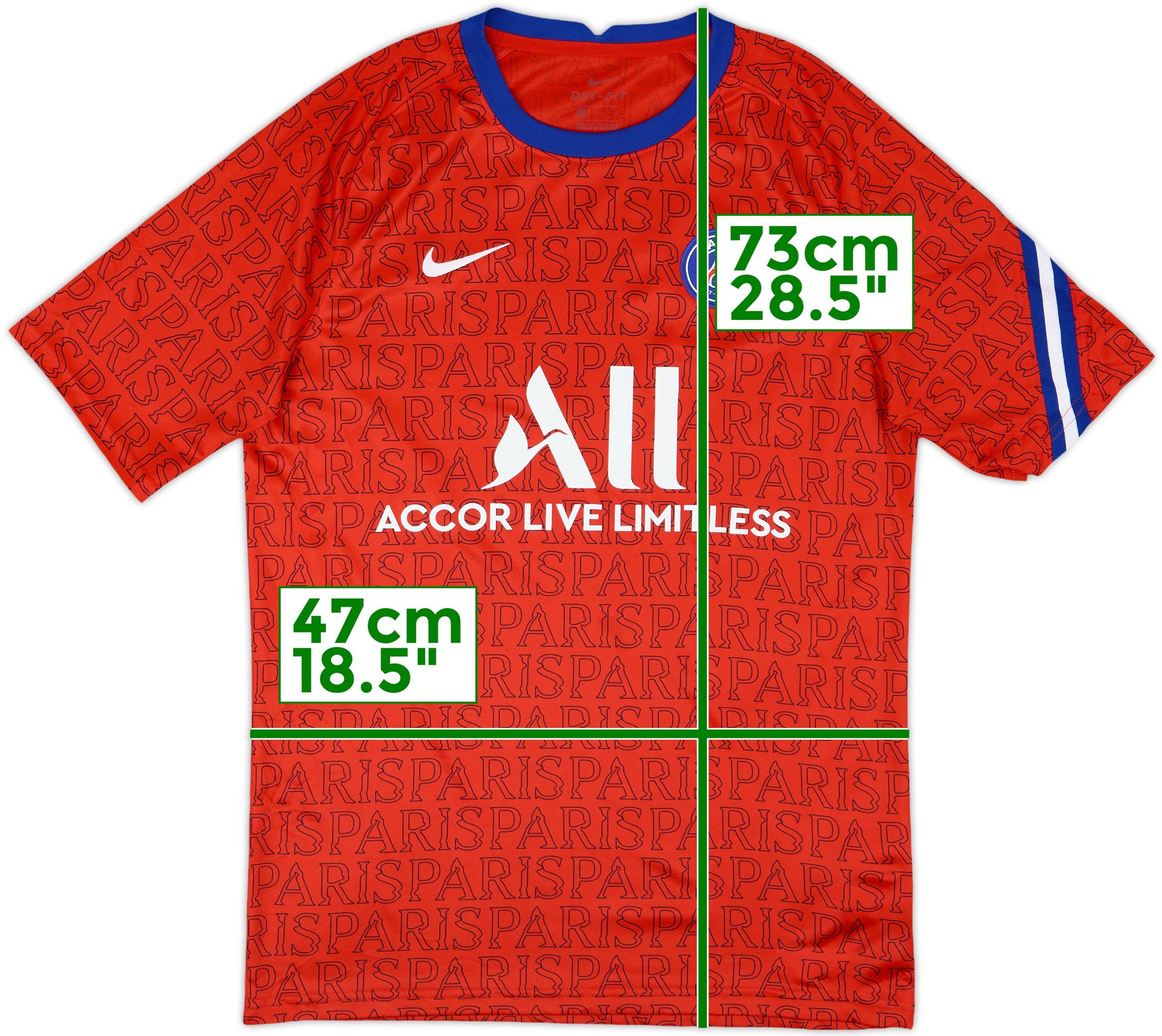 2020-21 Paris Saint-Germain Nike Training Shirt - 10/10 - (M)