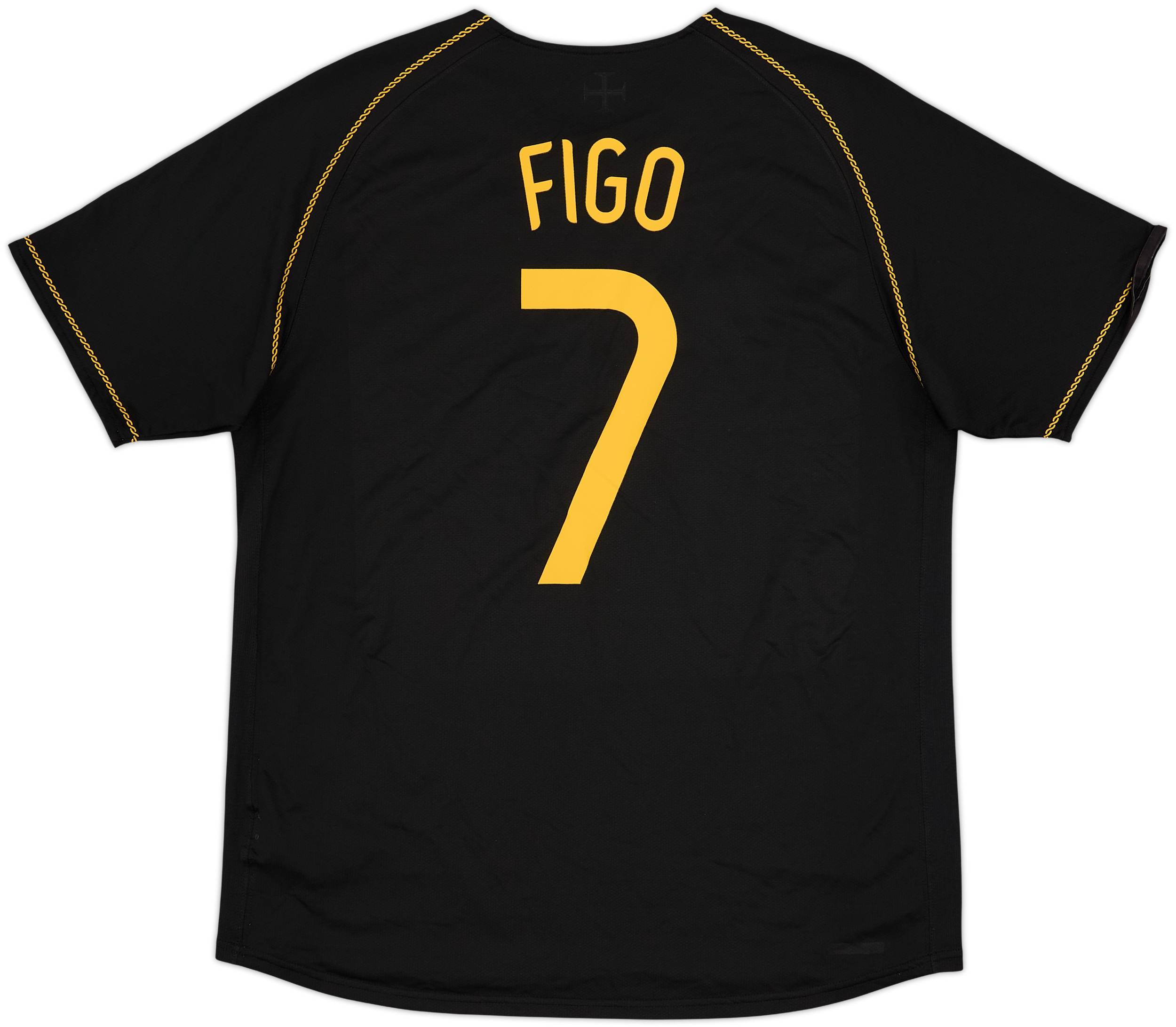 2006-07 Portugal Away Shirt Figo #7 - 6/10 - (XL)