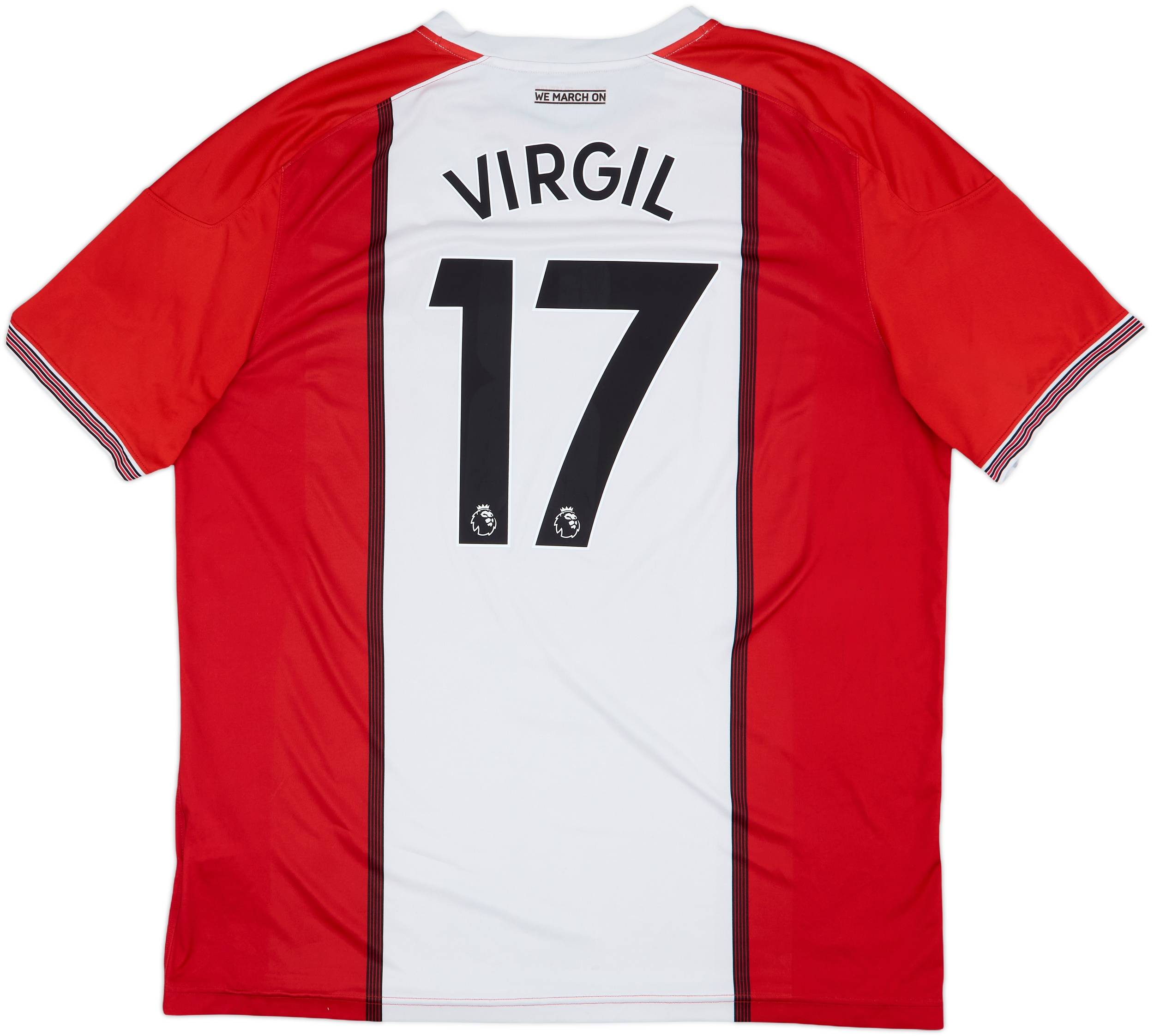 2017-18 Southampton Home Shirt Virgil #17 - 8/10 - (XXL)