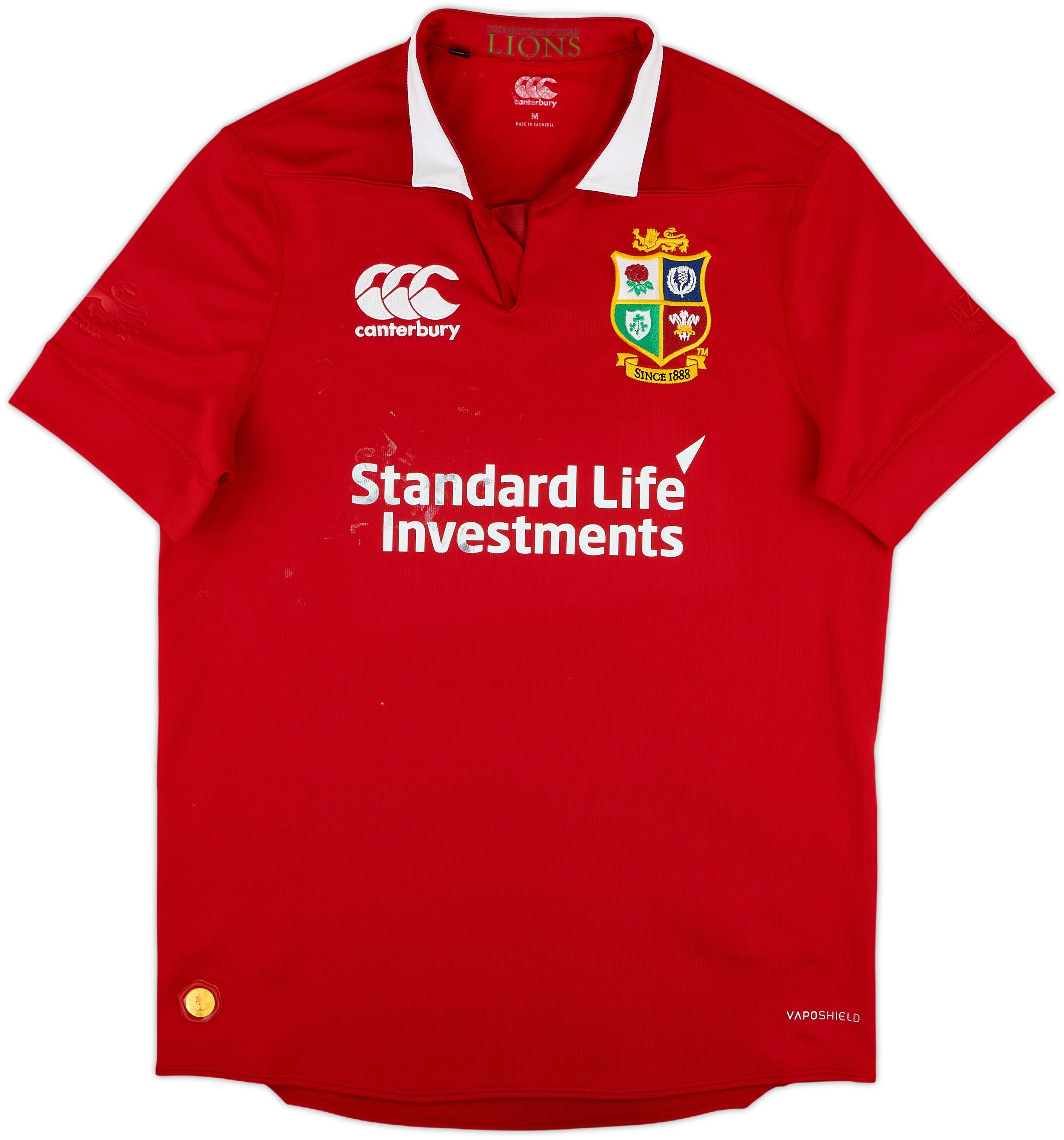 adidas British & Irish Lions シャツ　M ハ34 British And Irish Lions Training Jersey Rugby Shirt Navy