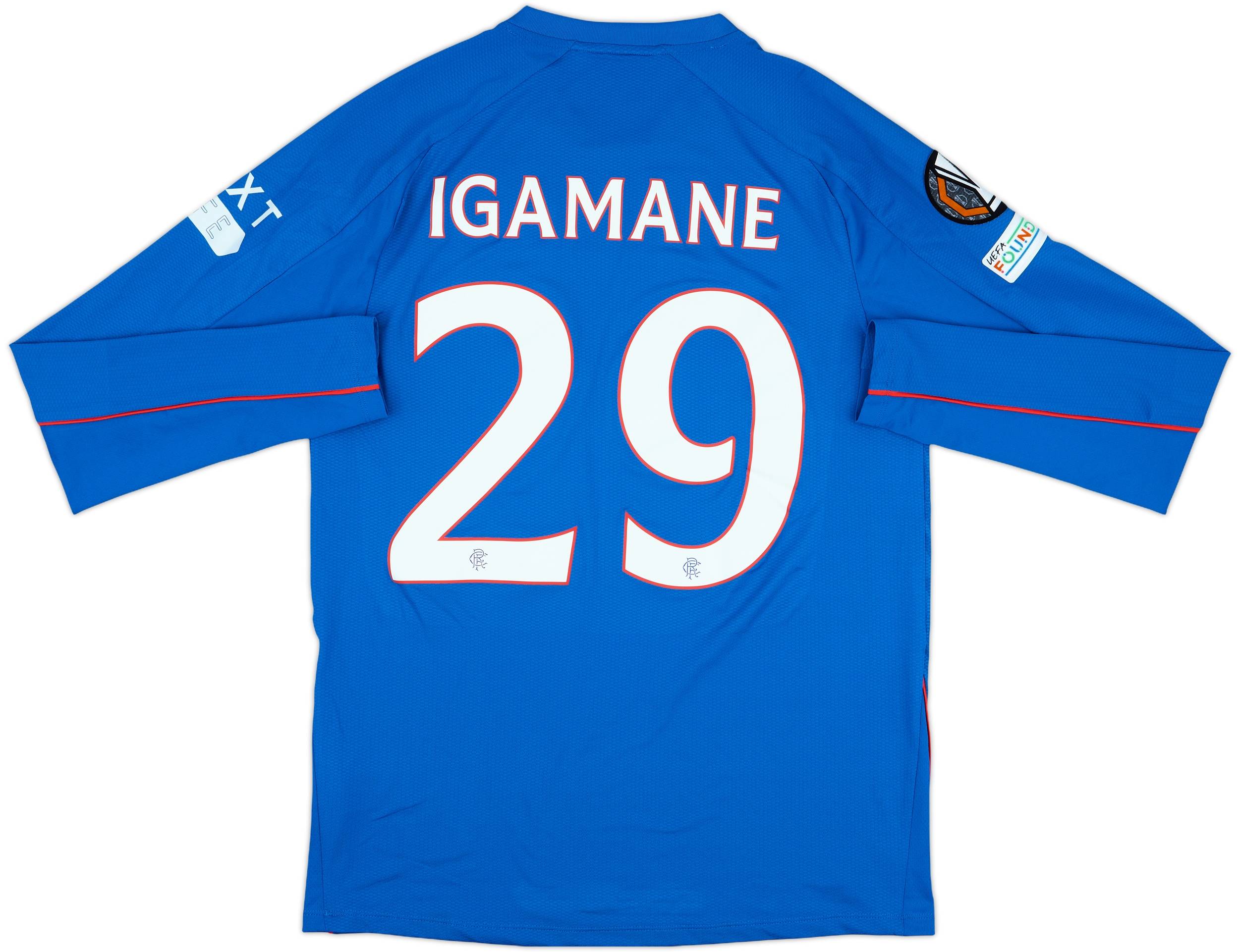 2024-25 Rangers Match Issue Home L/S Shirt Igmane #29