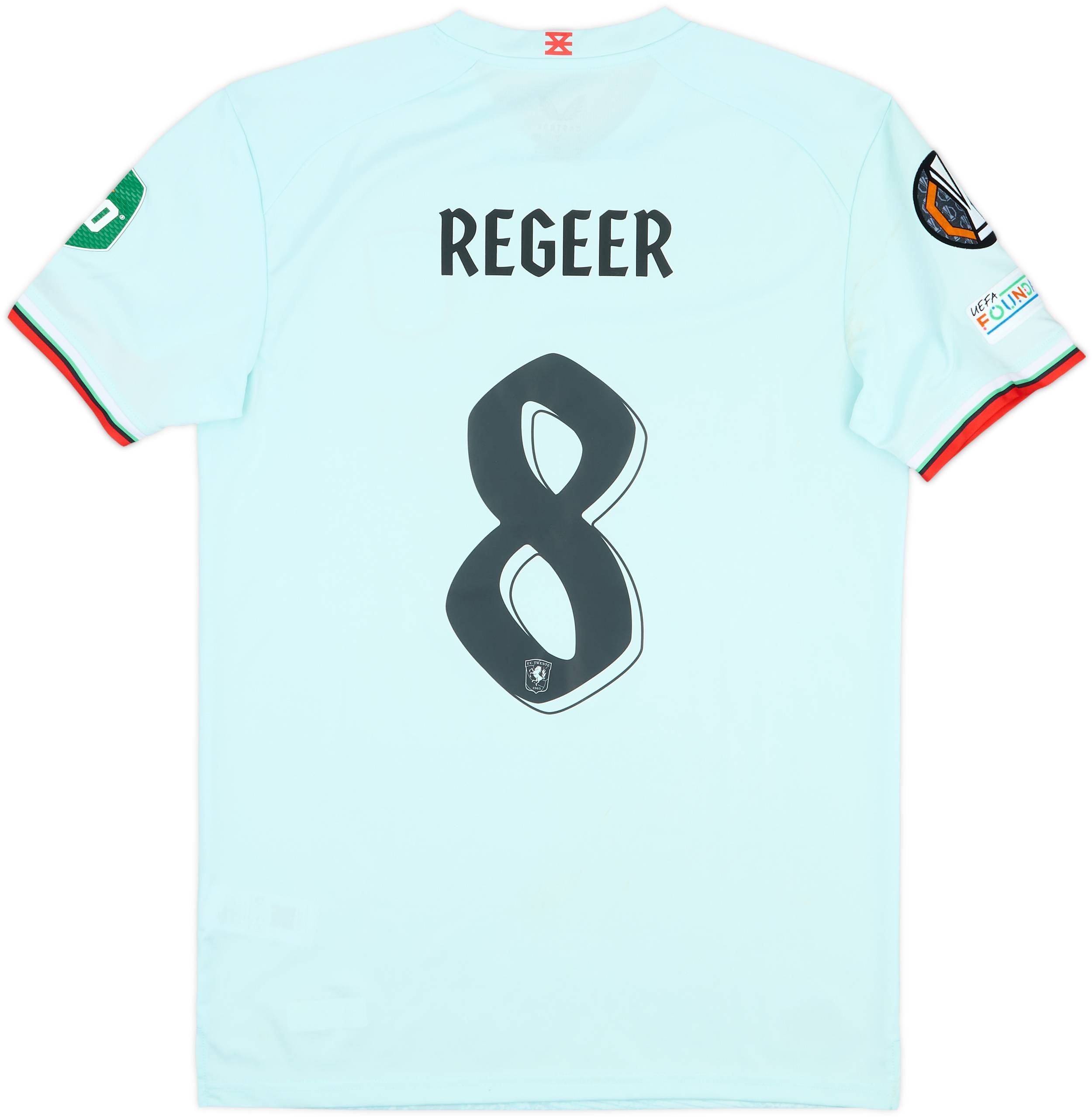 2024-25 FC Twente Match Worn Europa League Away Shirt Regeer #8
