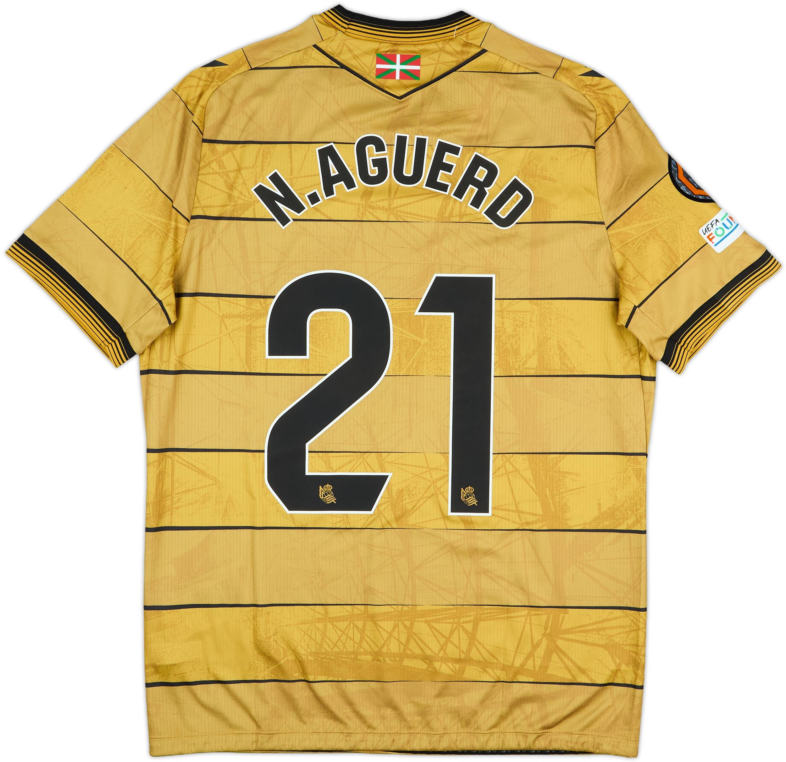 2024-25 Real Sociedad Match Issue Away Shirt N. Aguerd #21