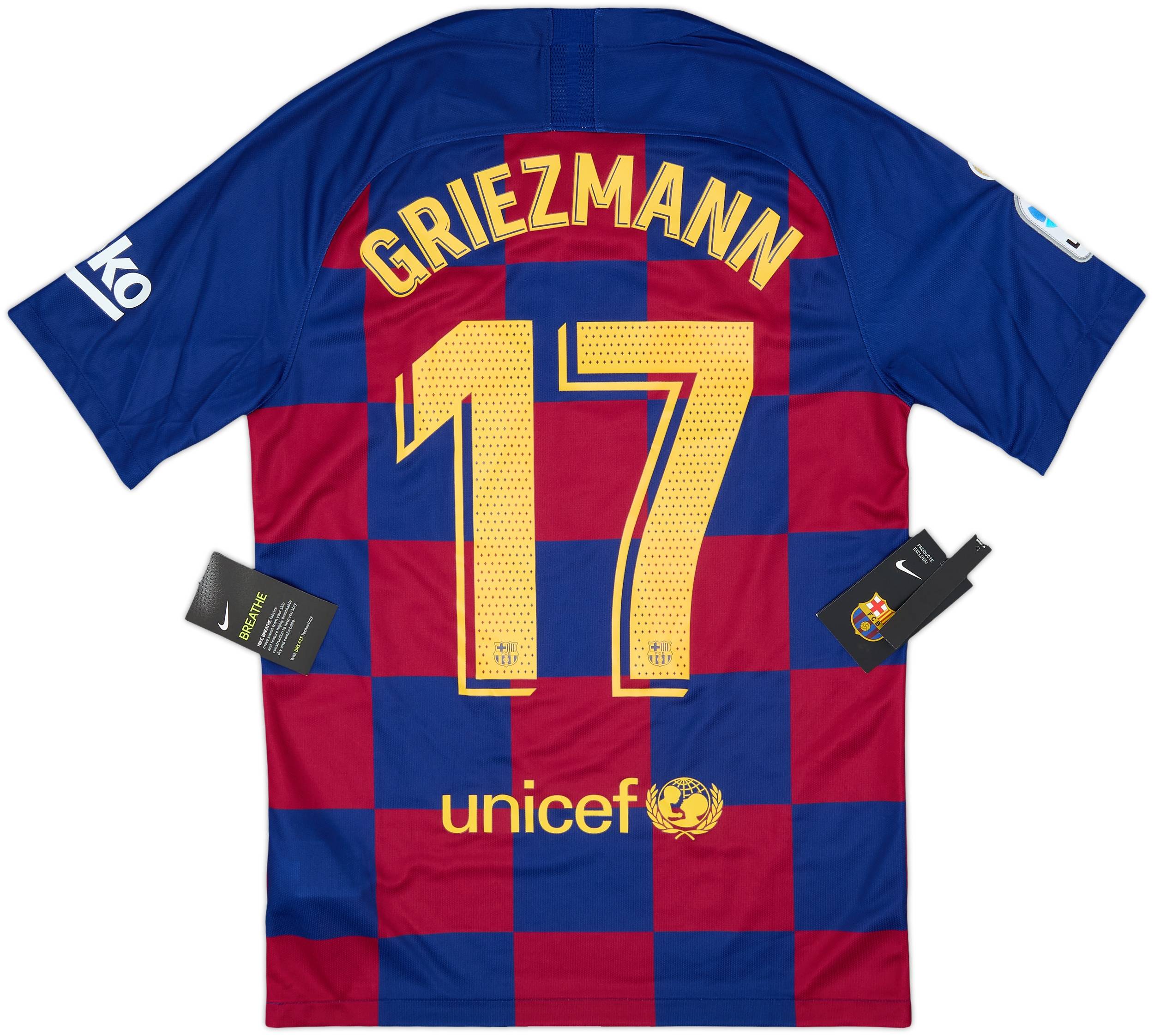 2019-20 Barcelona Home Shirt Griezmann #17 (S)