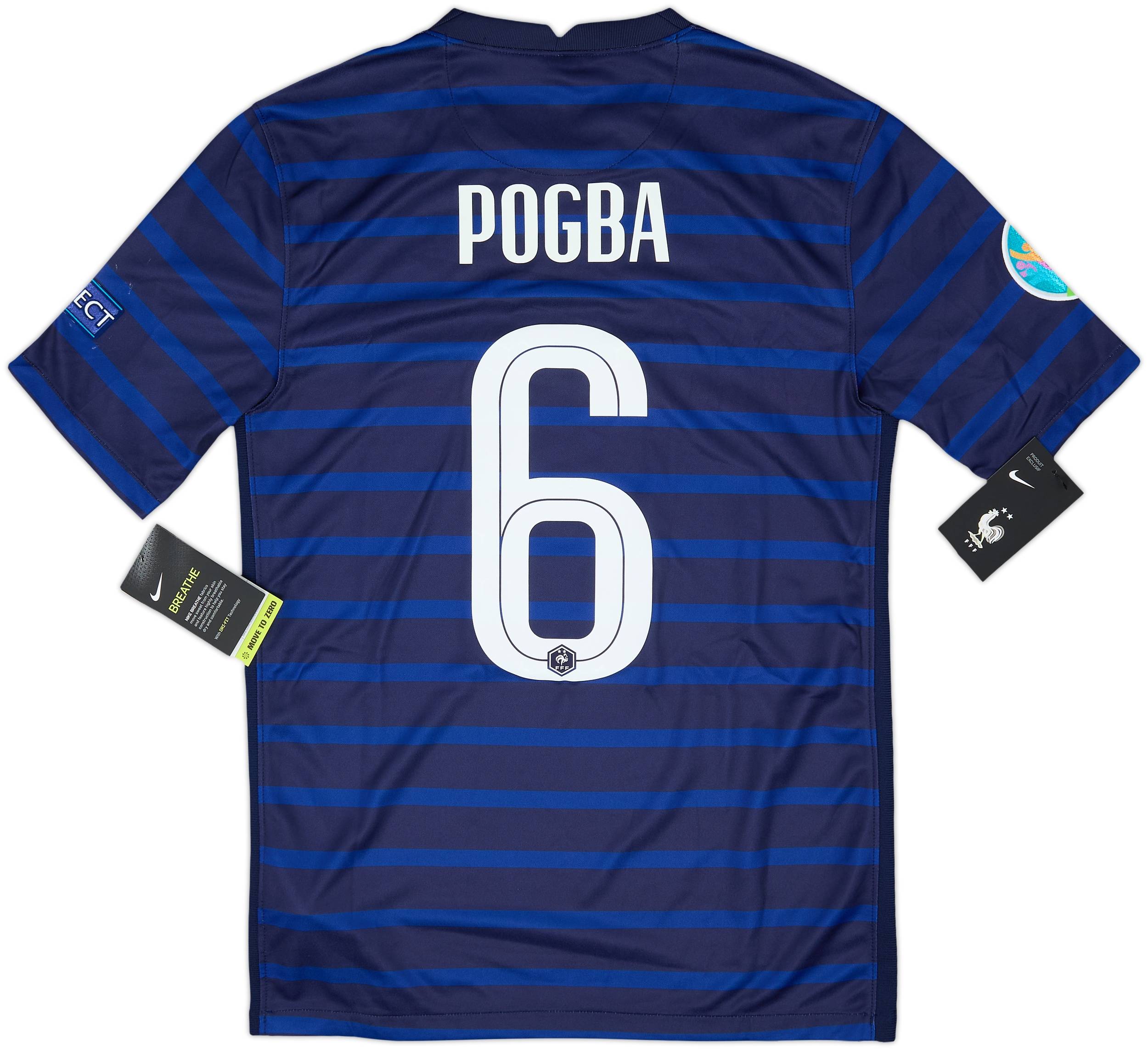 2020-21 France Home Shirt Pogba #6 (S)