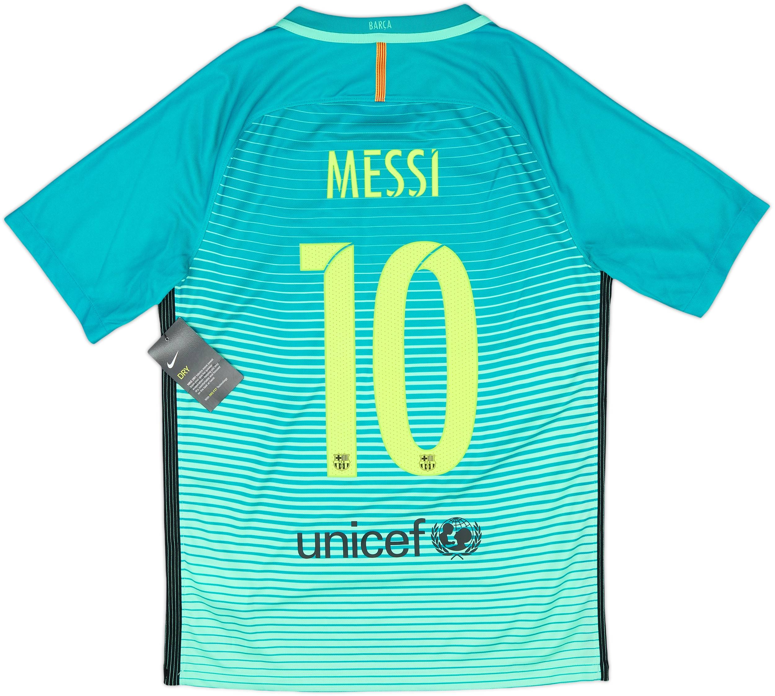 2016-17 Barcelona Third Shirt Messi #10 (S)