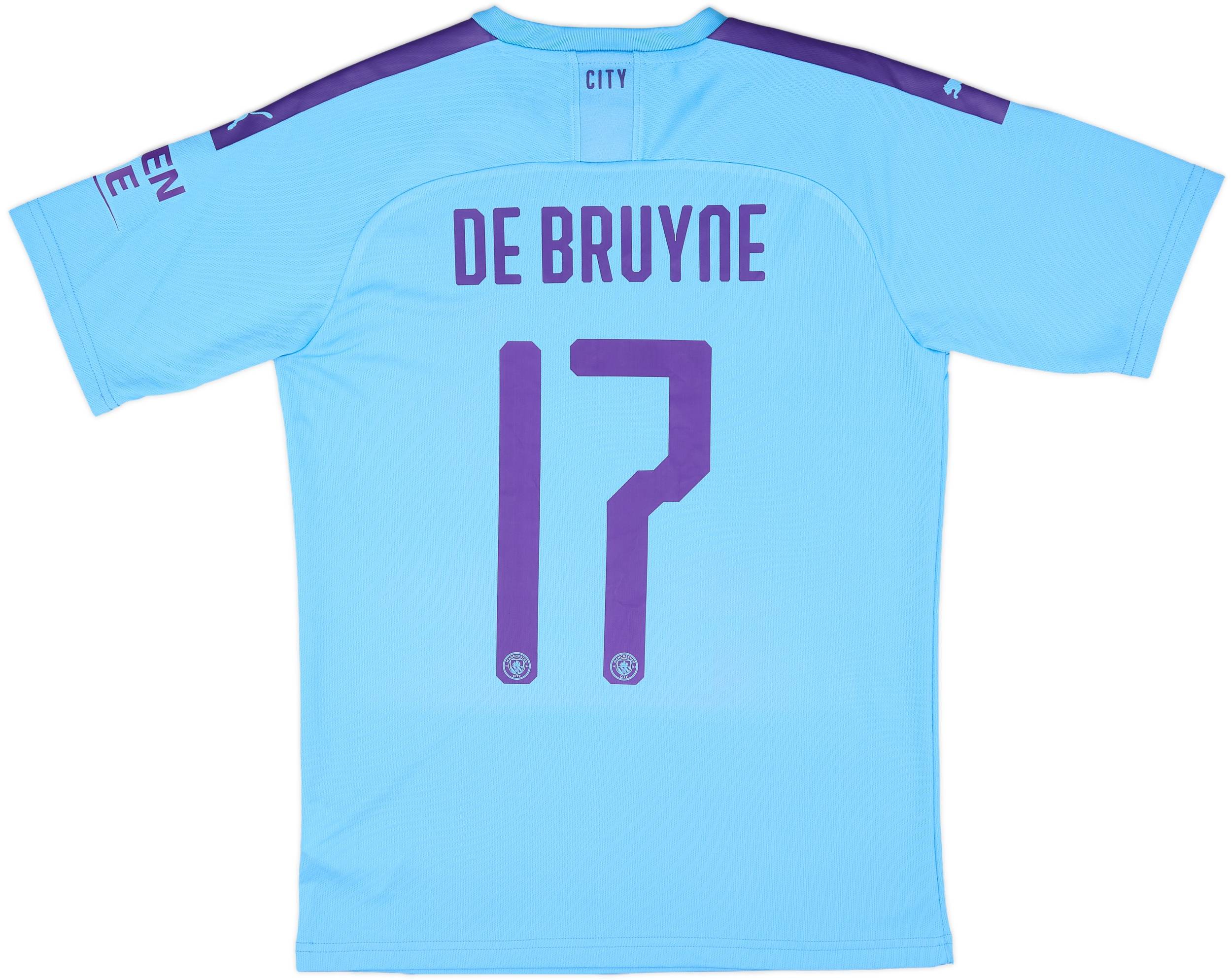 2019-20 Manchester City Home Shirt De Bruyne #17 (S)