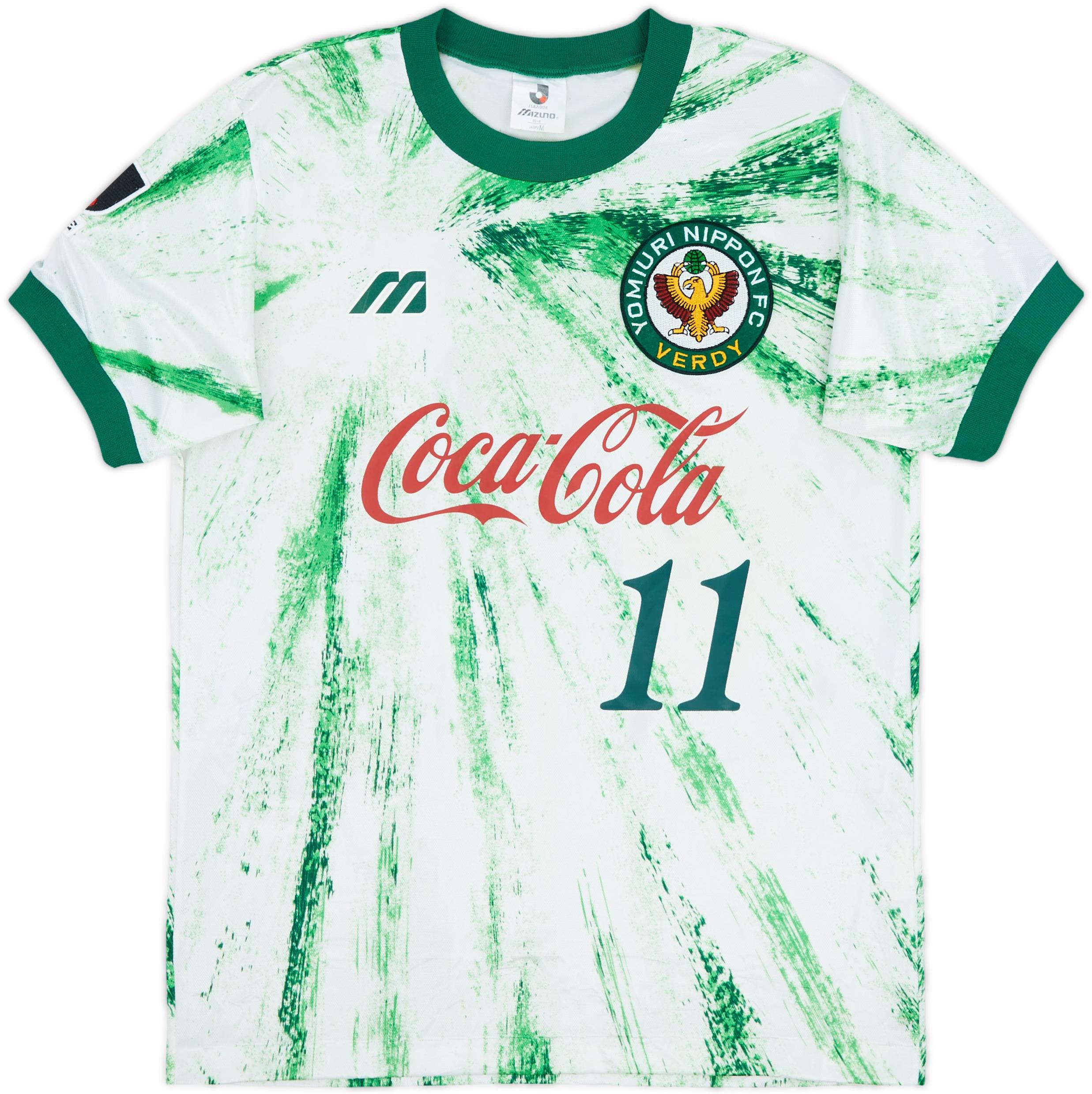 1993-94 Verdy Kawasaki Away Shirt #11 - 9/10 - (M)