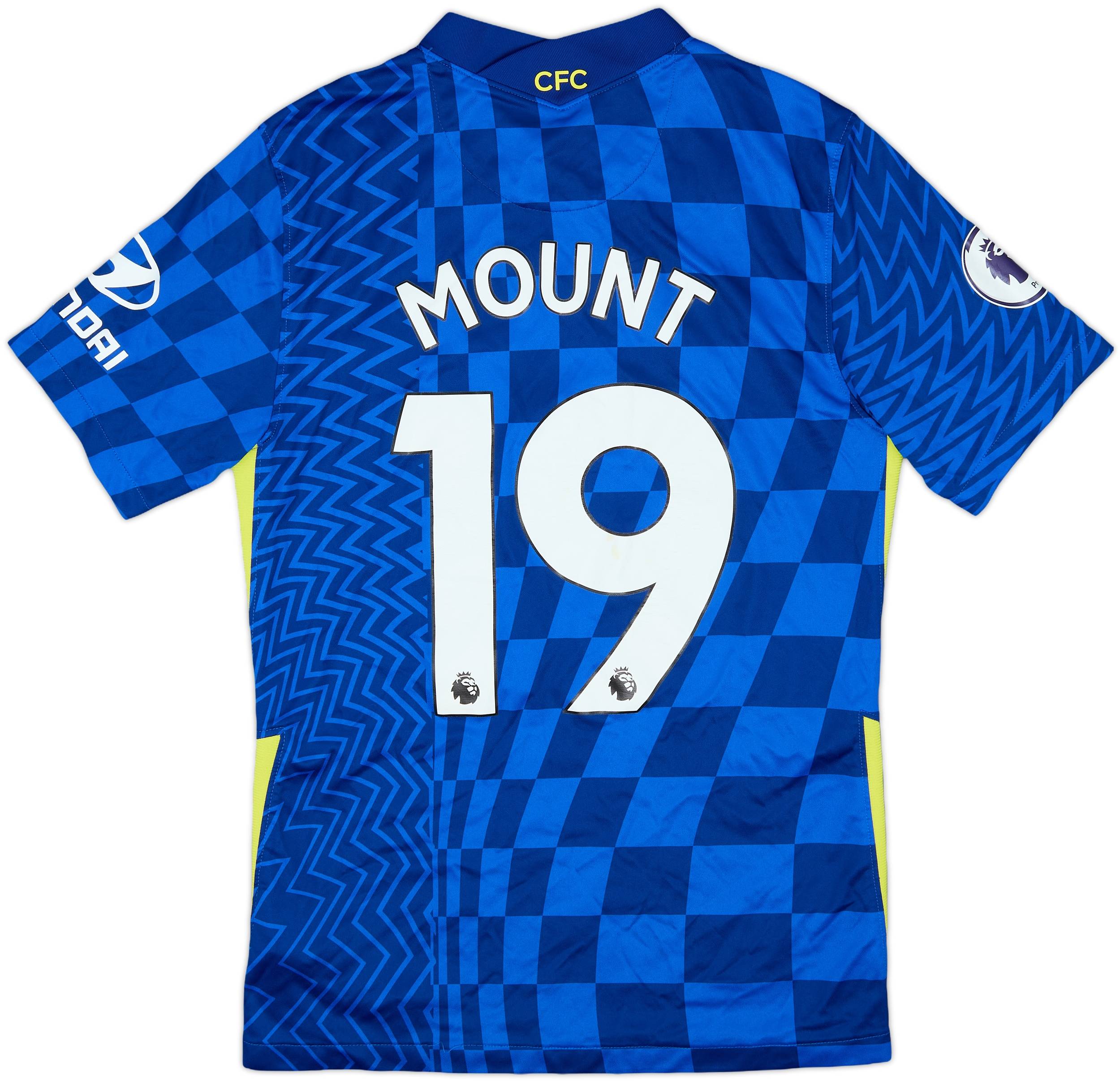 2021-22 Chelsea Home Shirt Mount #19 - 7/10 - (S)